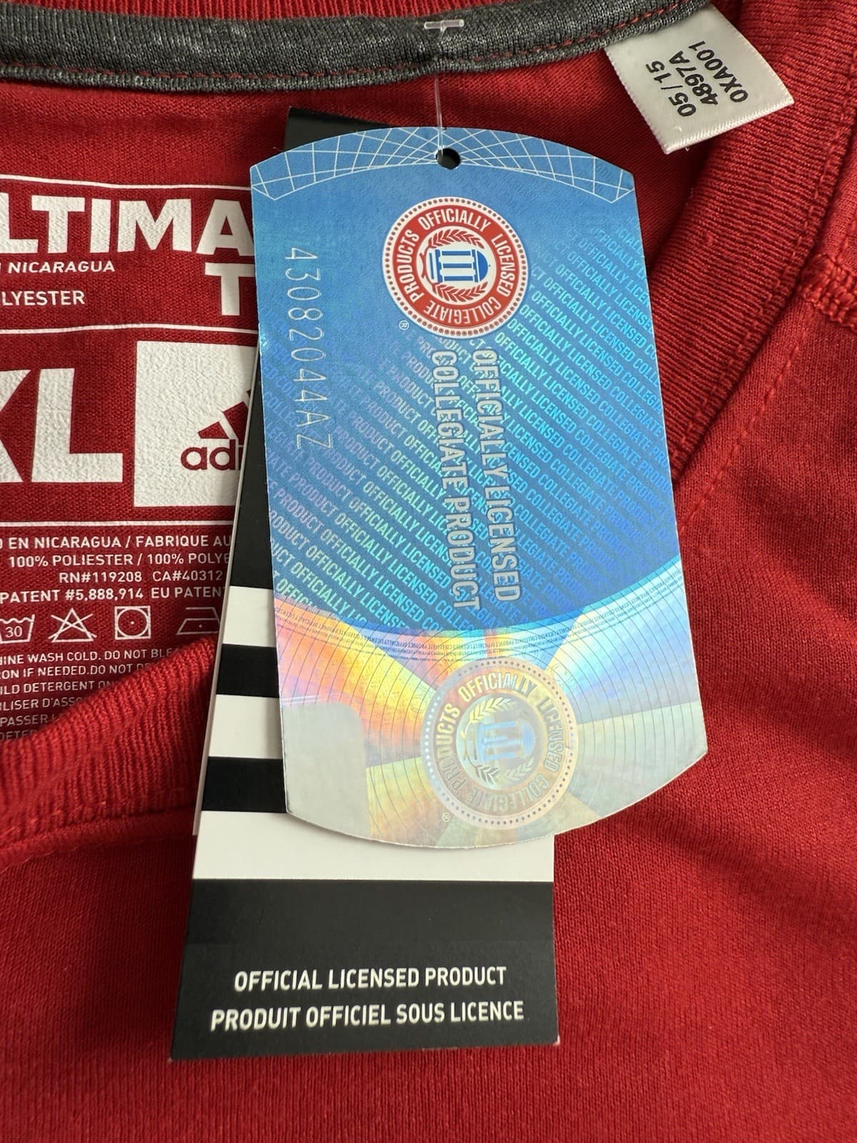 Louisville Cardinals Mens XL Ultimate Tee Shirt Adidas NCAA Welcome To The Ville thumbnail 4