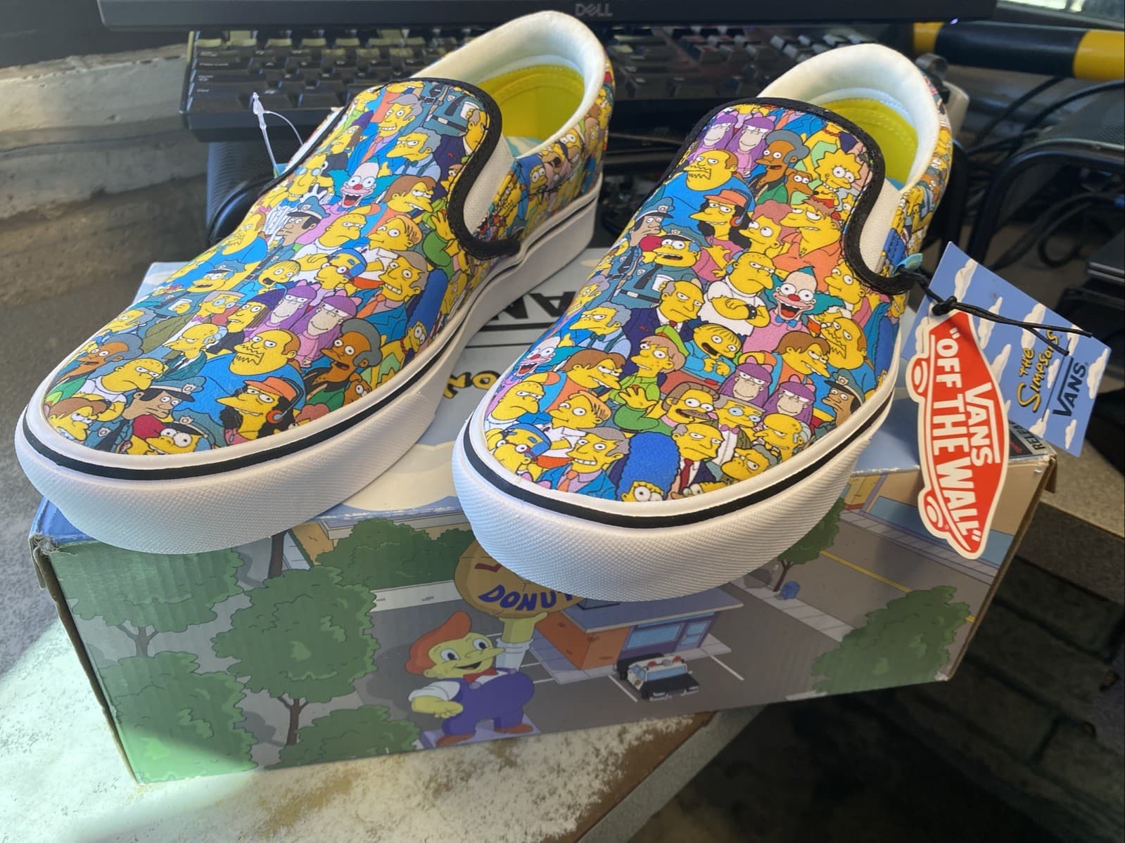 Vans X The Simpsons Springfield Confy Cush Sneakers Mens Size US 11