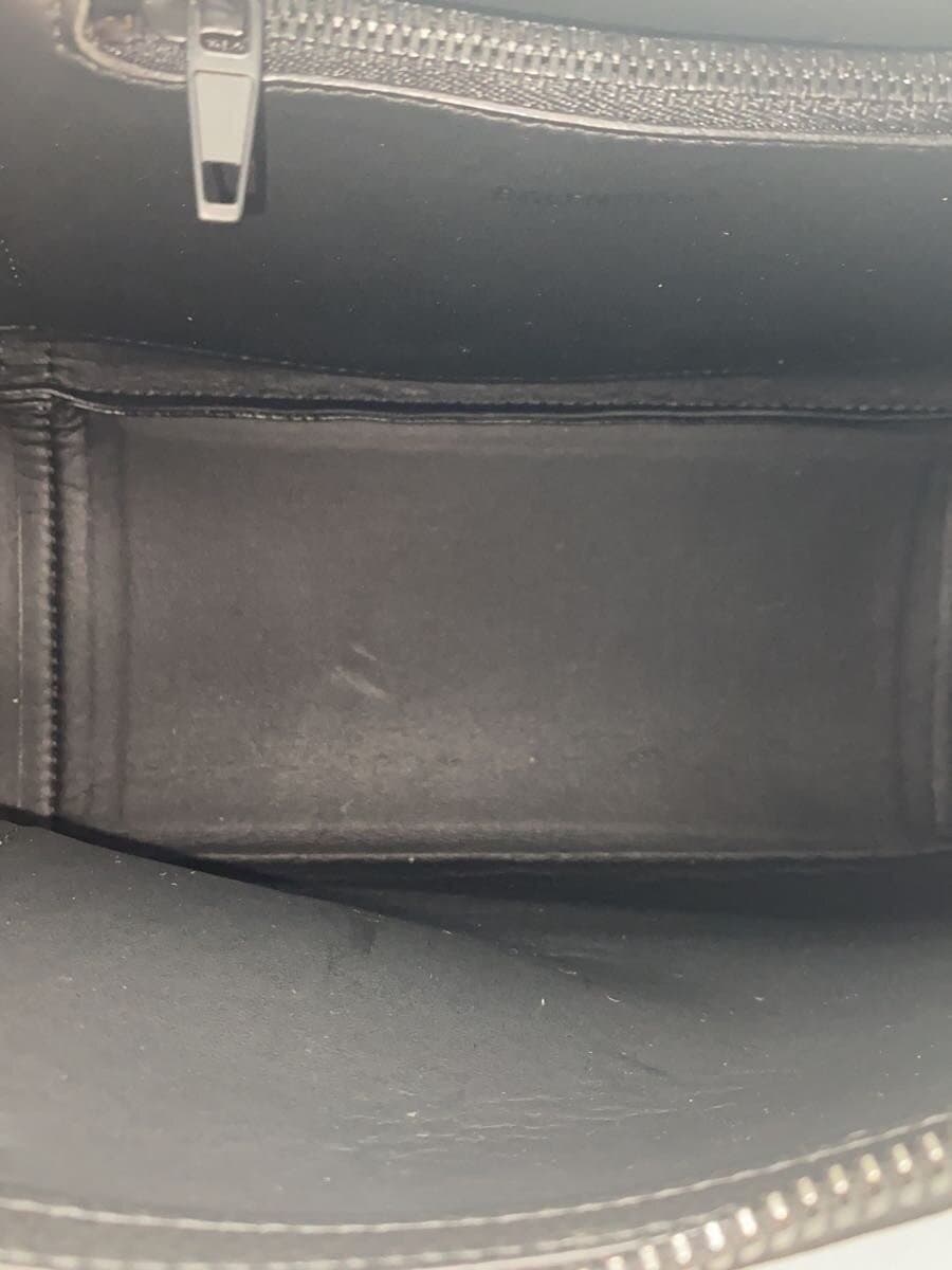 Balenciaga Black Leather Hourglass XL Womens Shoulder Bag Auth From Japan RIN thumbnail 13