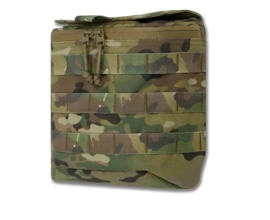 Utility Drop Pouch Bag Multicam Cordura 1000D MOLLE Laser Cut — Made in Ukraine