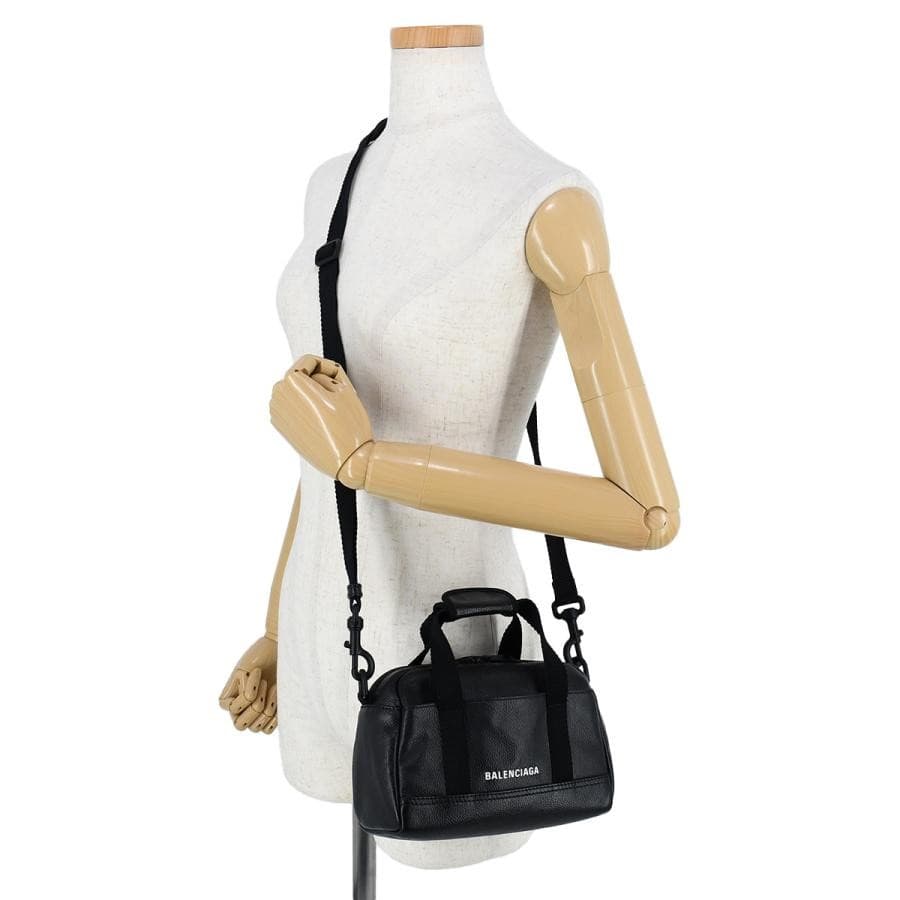 Balenciaga Duffel Bag Lather Black Auth From Japan RA thumbnail 19