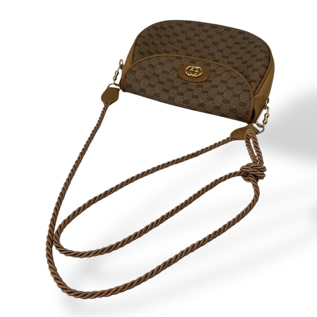 GUCCI 007·406·1301 Old Gucci Micro GG Mini Shoulder Bag PVC Italy thumbnail 22