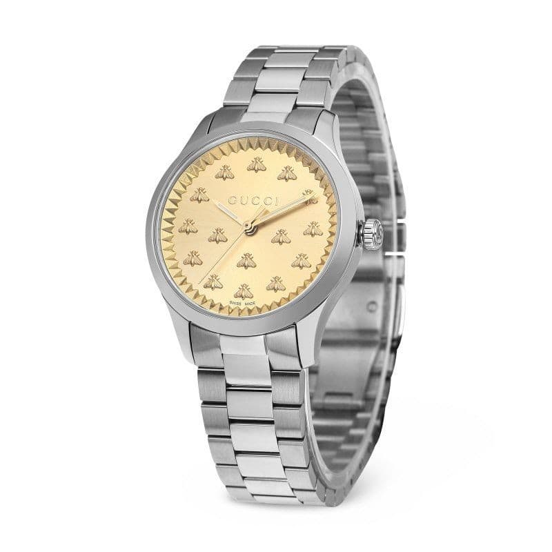Gucci G-Timeless Multi Bee Gold Women's Metal Watch (704961 I1600 147009952 thumbnail 4