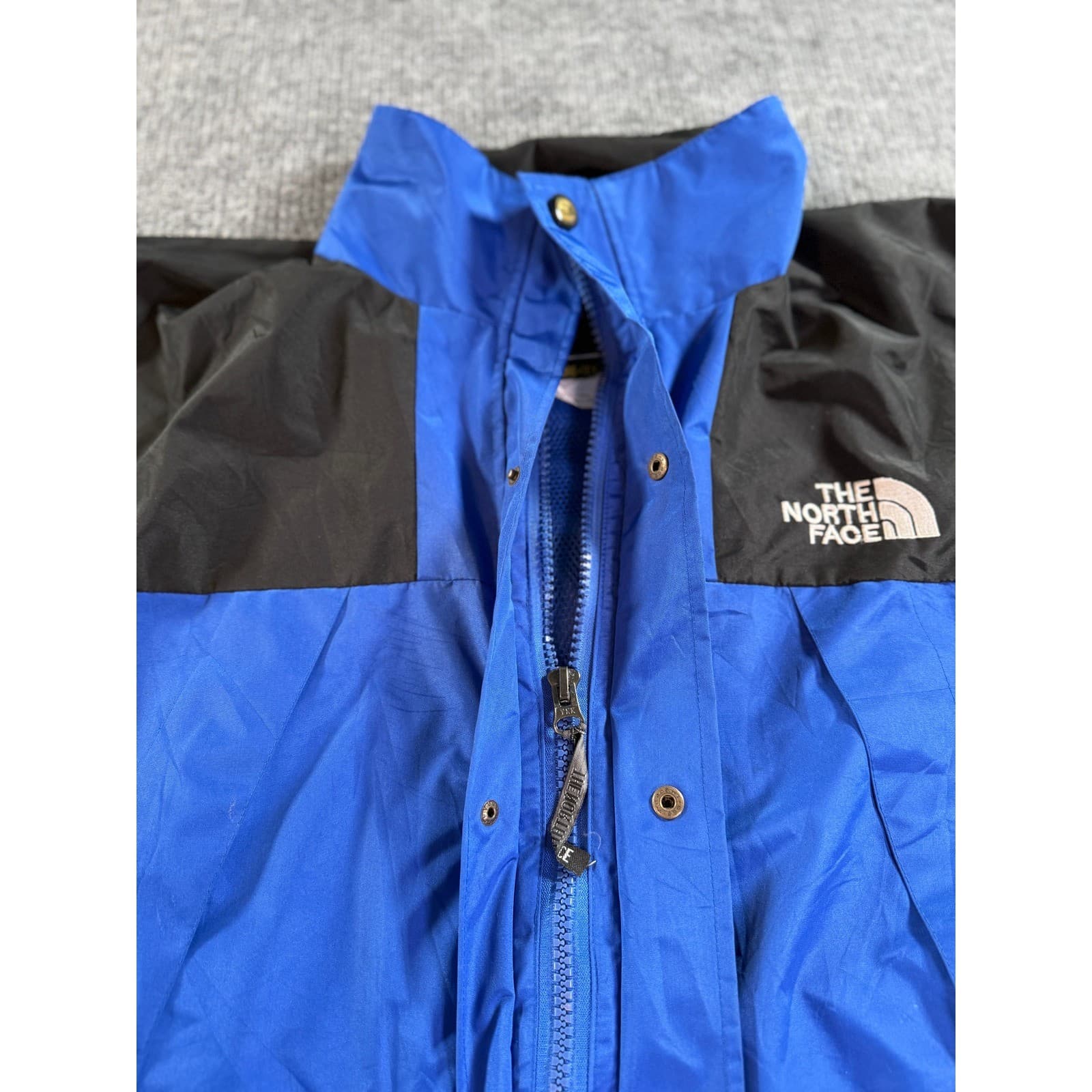 Vintage The North Face Mountain Light Gore-Tex Jacket Mens XL Blue Black Logo thumbnail 7