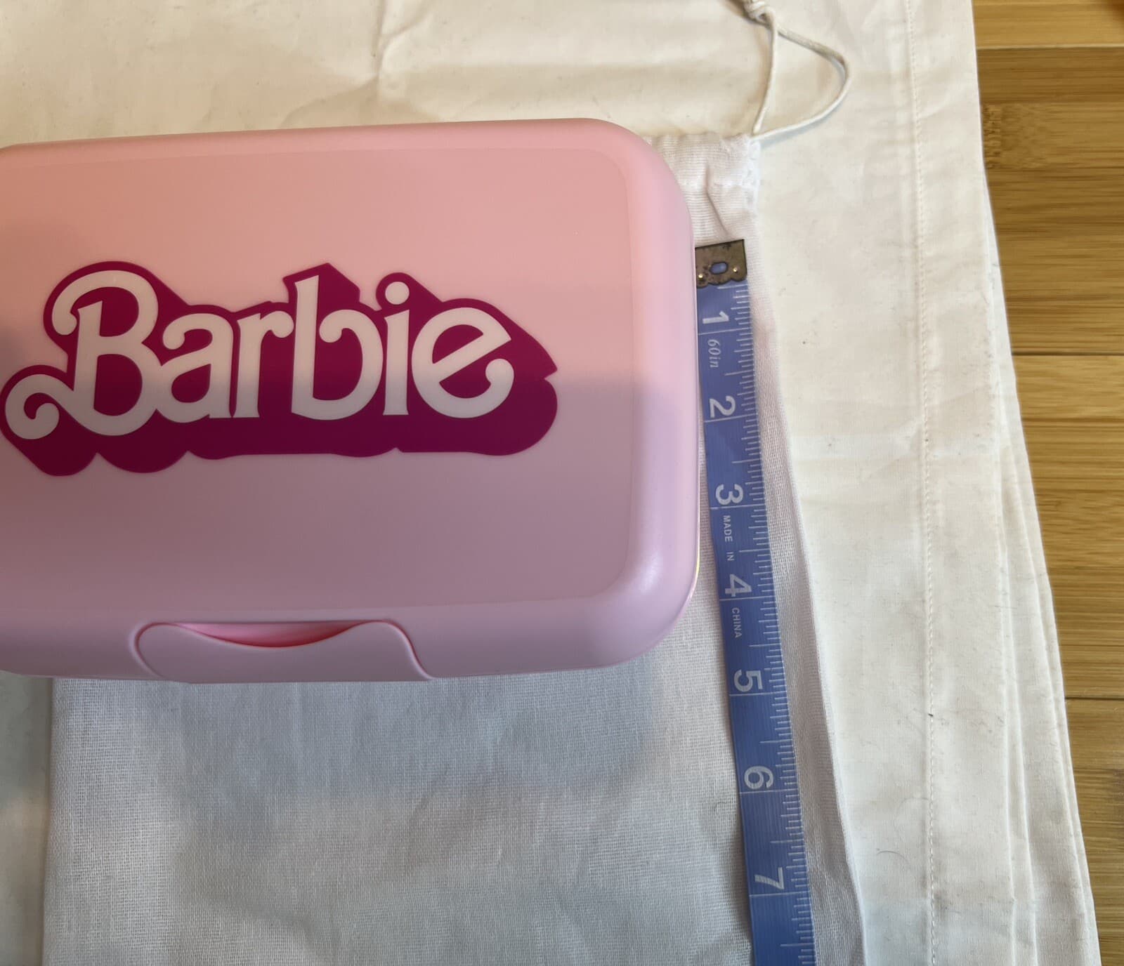 Barbie the Movie x Zara Pink Lunch Box/ Special Edition School Snack Pot/MATTEL thumbnail 6