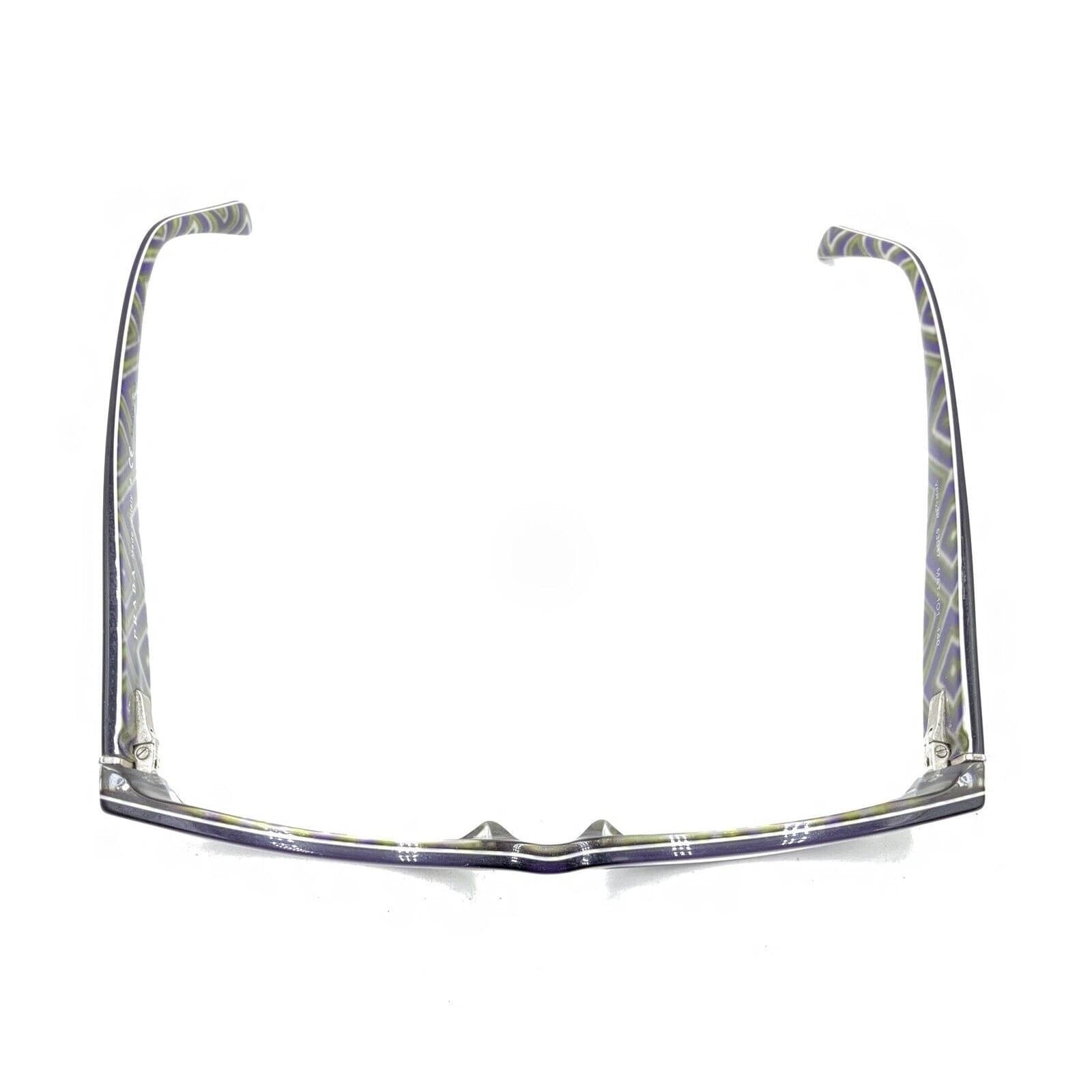 Prada VPR 03P MAT-1O1 Purple Oval Eyeglasses Frames 53-17 140 Italy Designer thumbnail 3