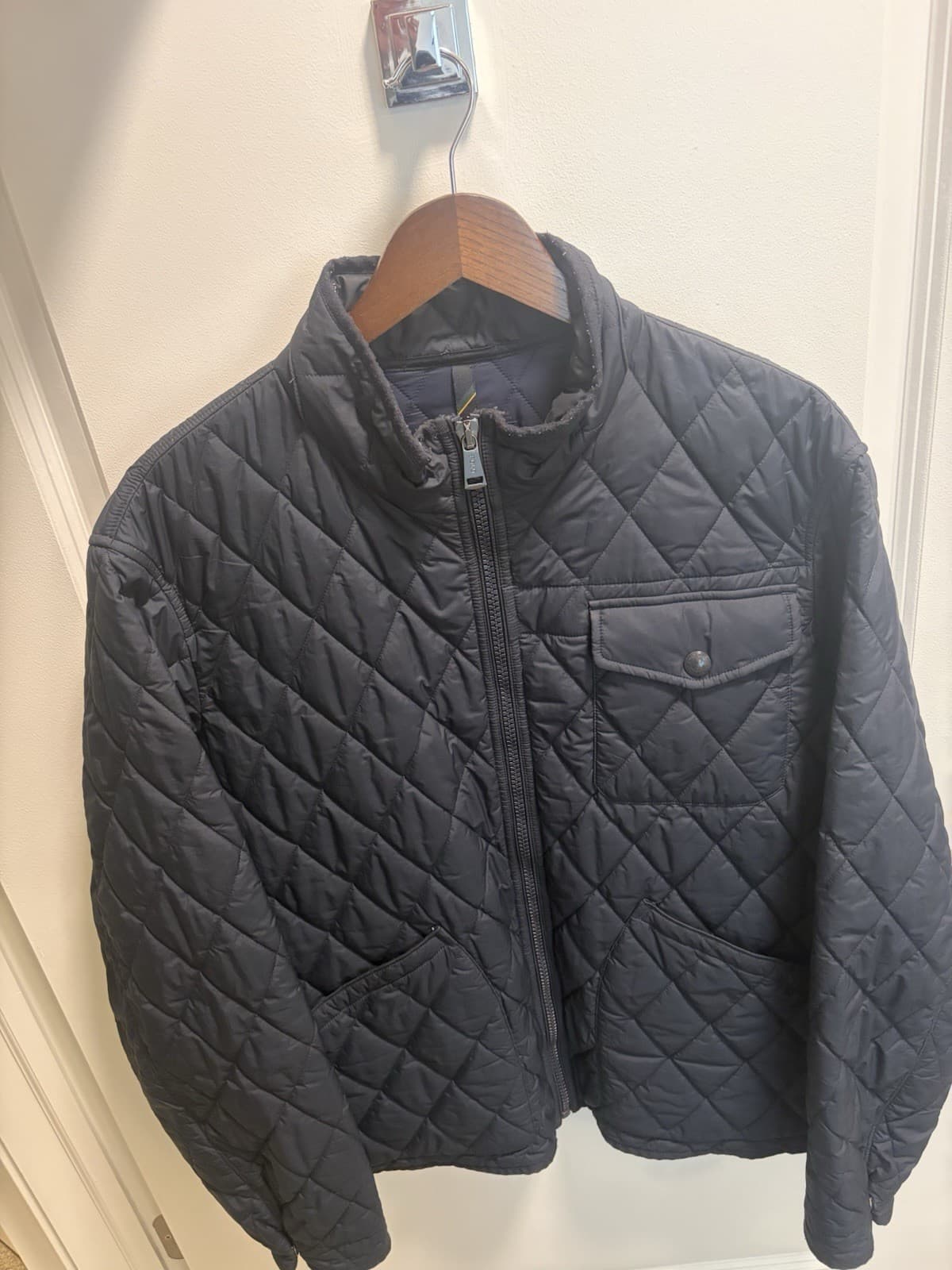 Navy Blue Polo Ralph Lauren Quilted Size XL Coat