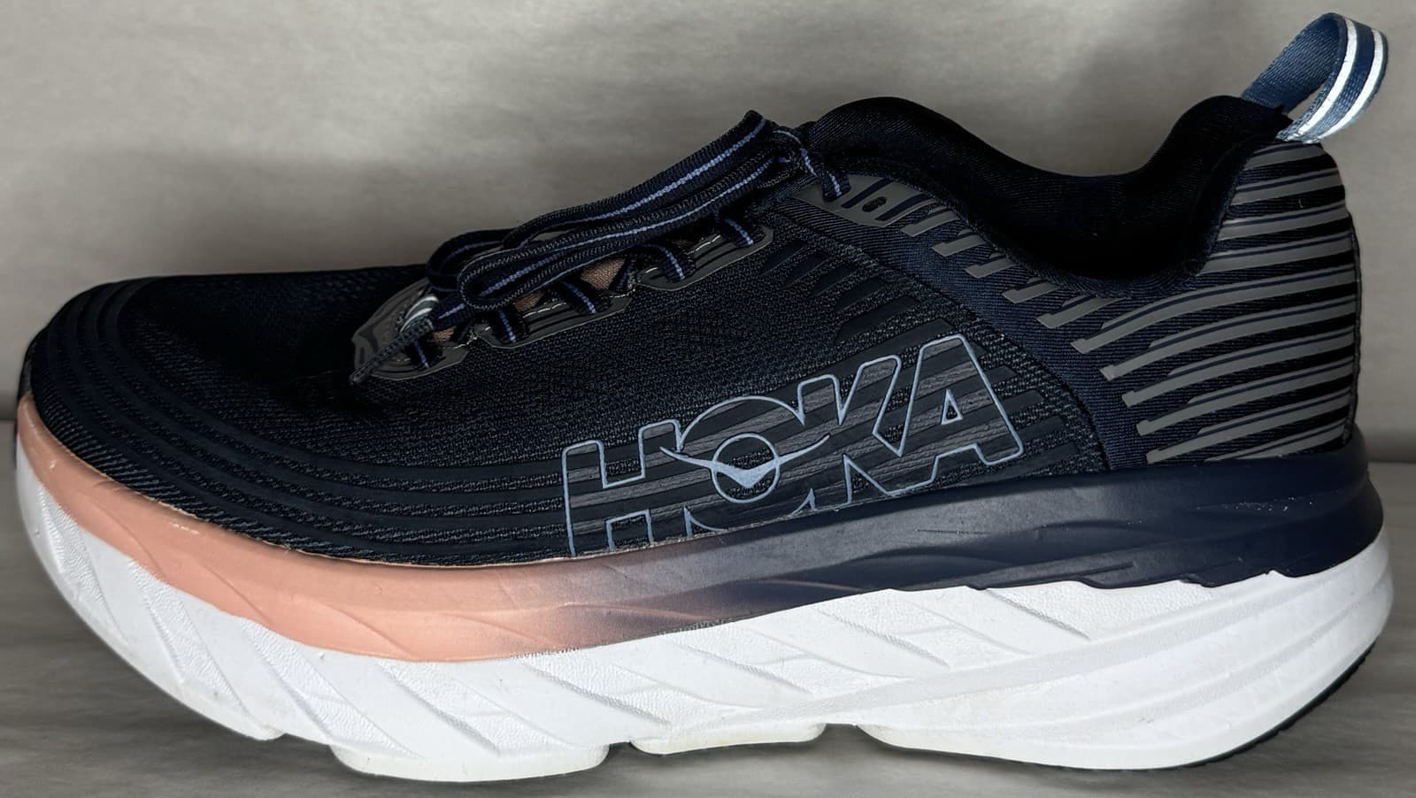 Hoka One One Women's Bondi 6 Size 8.5 D - Very Good Condition - New Insoles - NR thumbnail 5