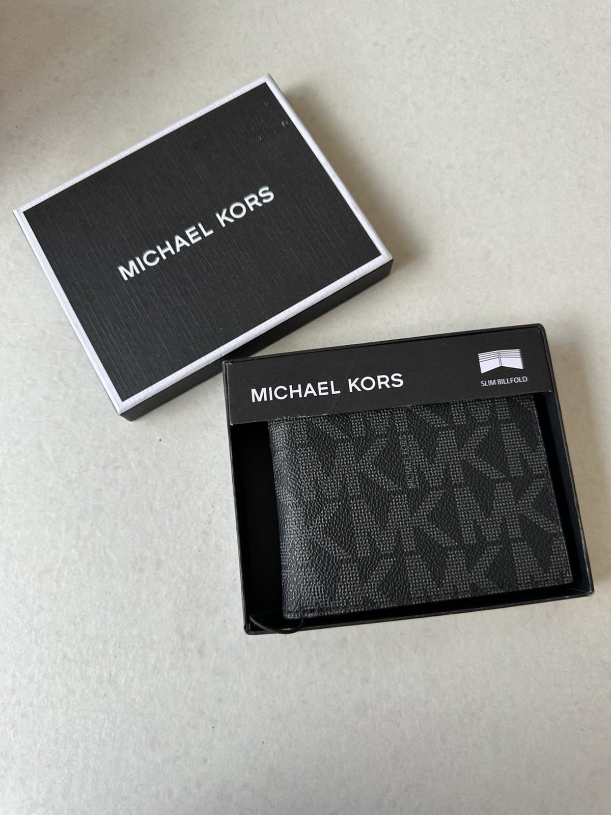 Michael Kors Jet Set Slim Bifold Wallet - Black