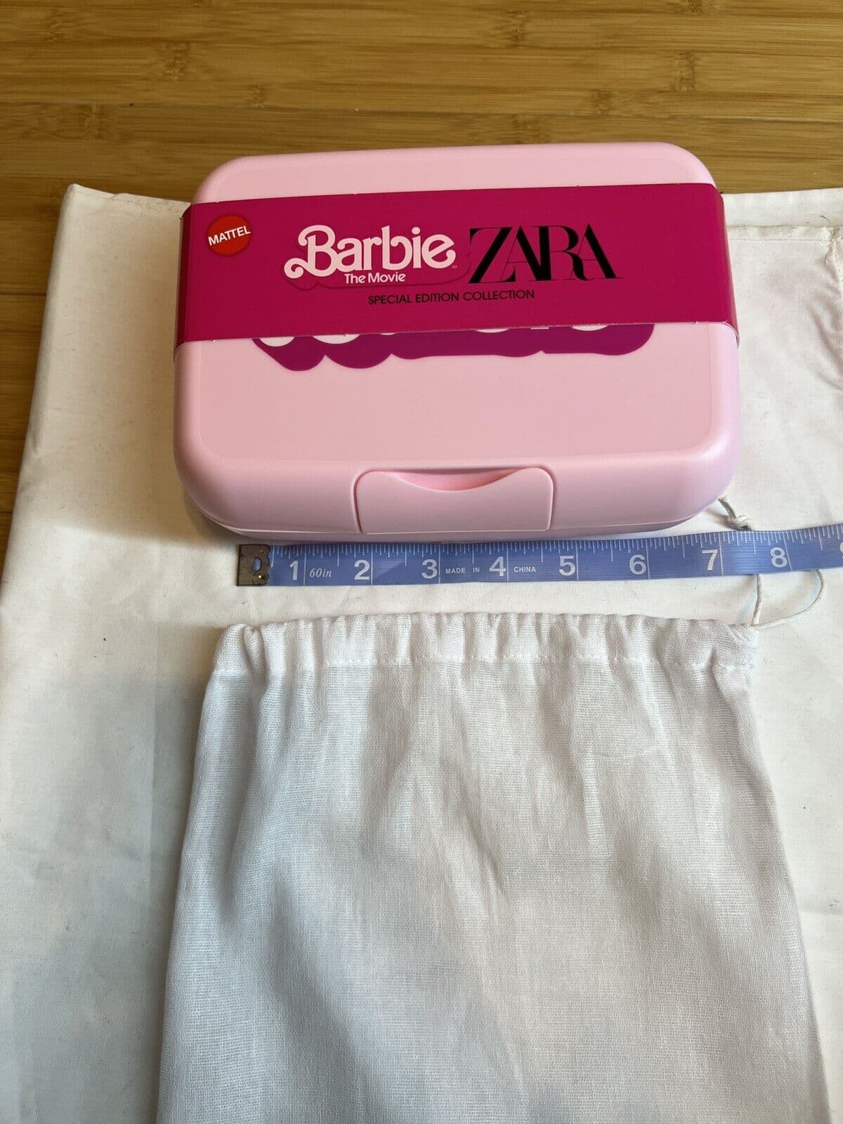 Barbie the Movie x Zara Pink Lunch Box/ Special Edition School Snack Pot/MATTEL thumbnail 4