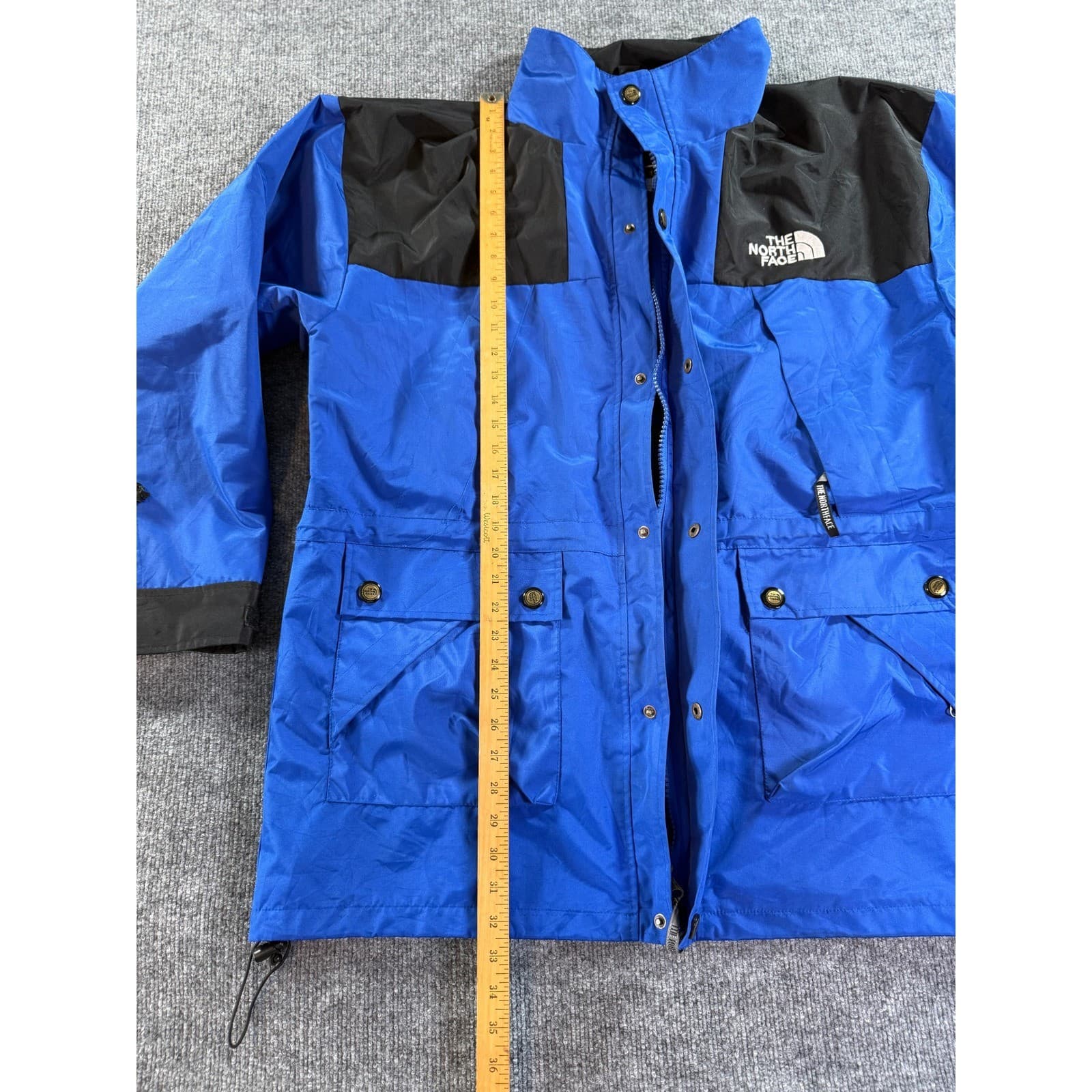 Vintage The North Face Mountain Light Gore-Tex Jacket Mens XL Blue Black Logo thumbnail 11