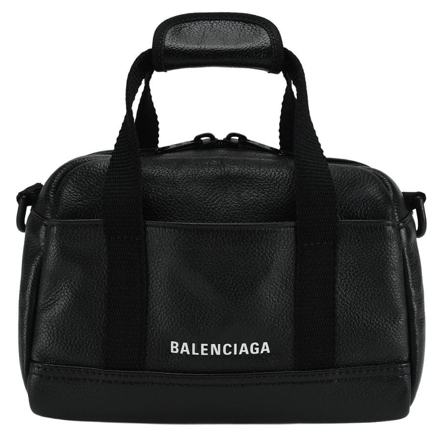 Balenciaga Duffel Bag Lather Black Auth From Japan RA thumbnail 22
