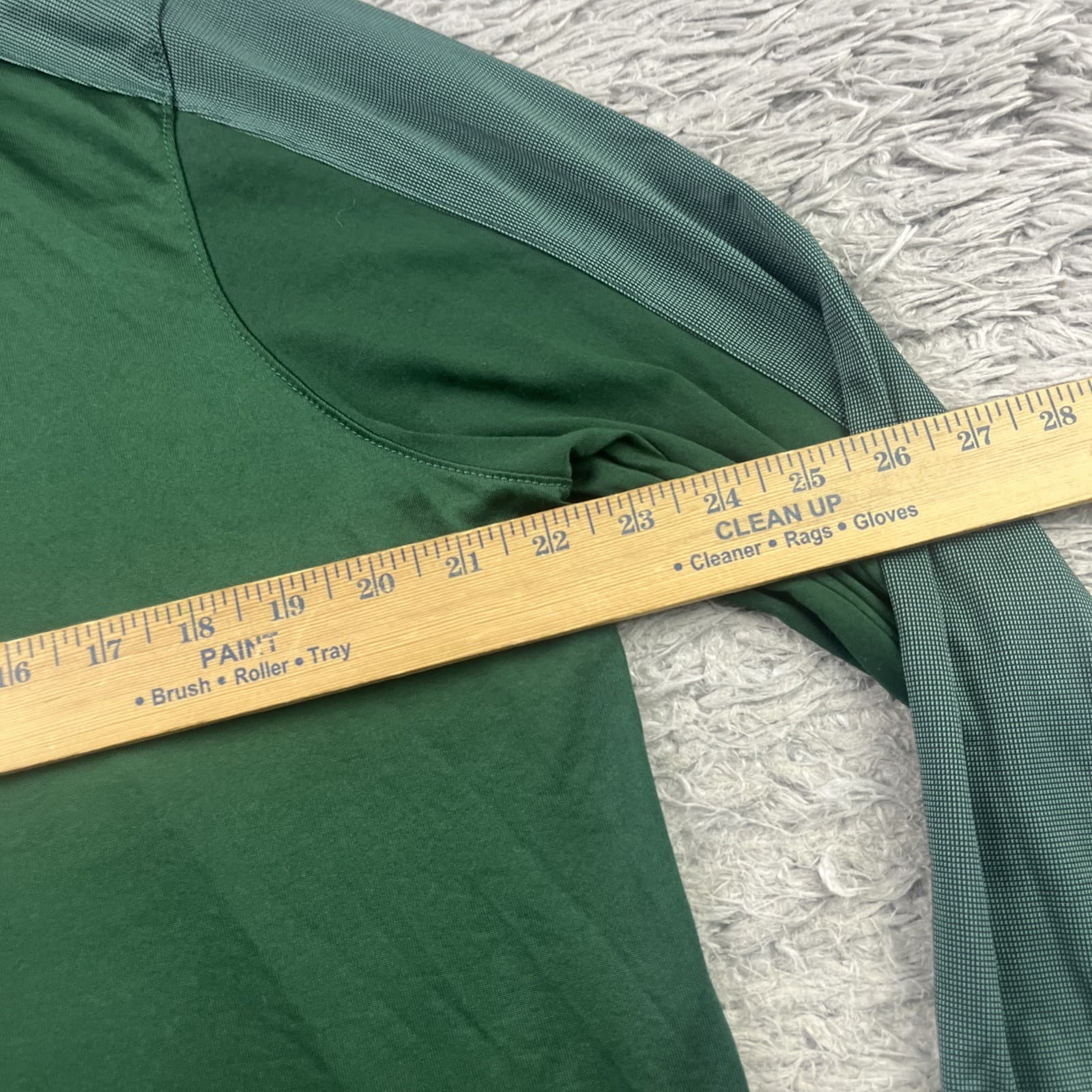 UA Under Armour Mens  1/4 Zip Long Sleeve Jacket 1305780 Green Loose heatgear thumbnail 5