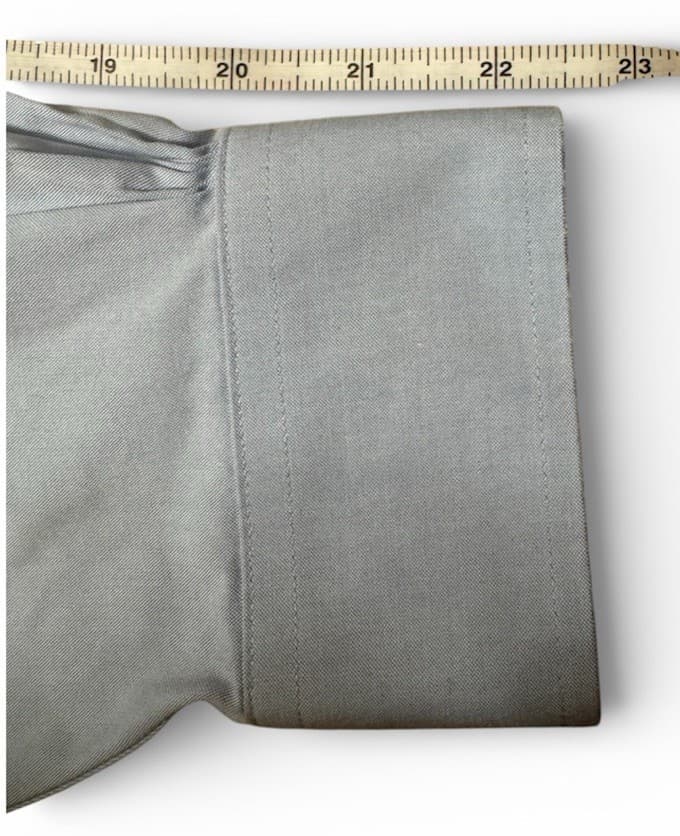 Brooks Brothers Madison Mens 16.5 Button Down Shirt Light Blue Long Sleeve thumbnail 5