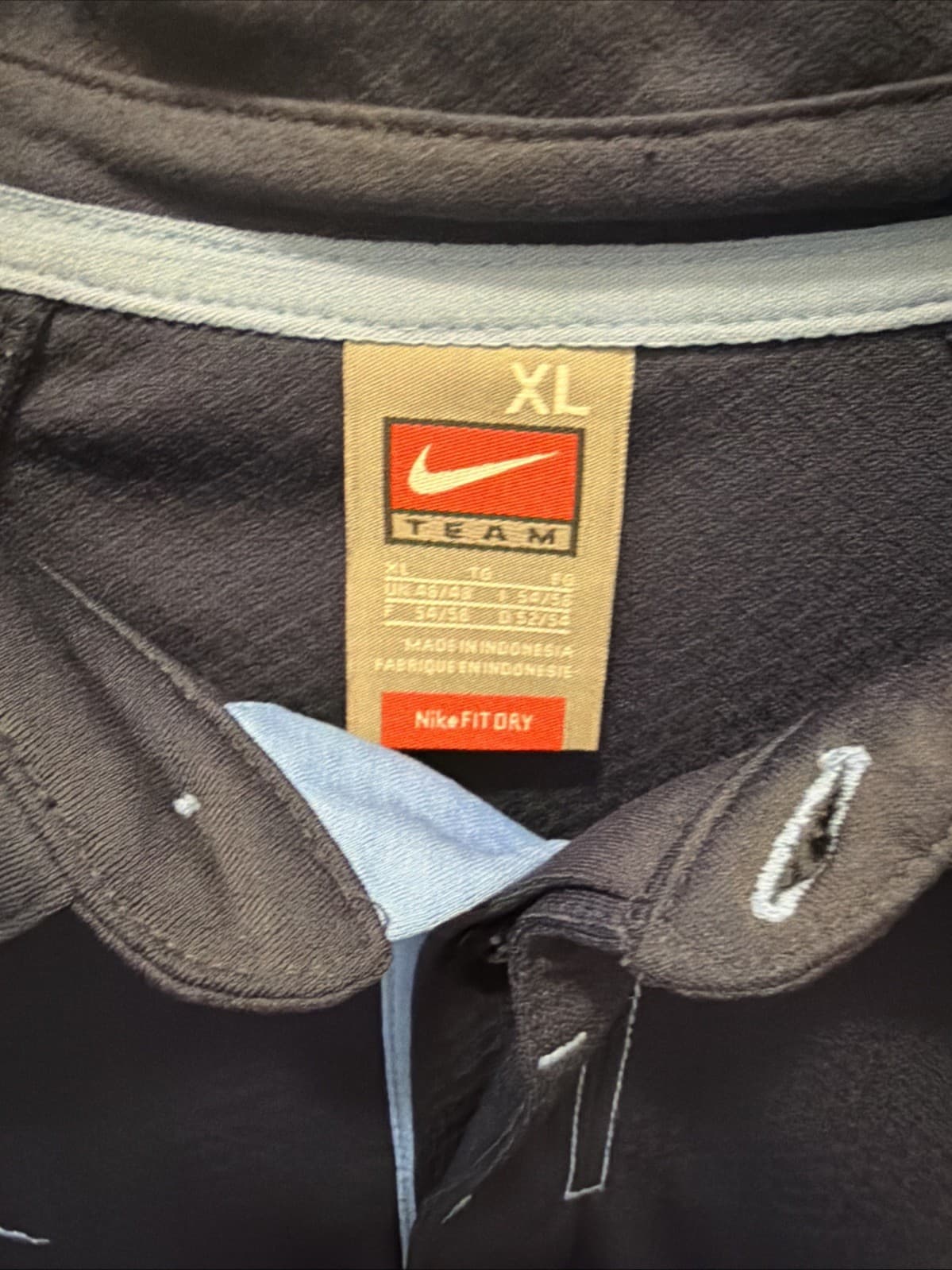 UNC Carolina XL Golf Nike Polo thumbnail 3