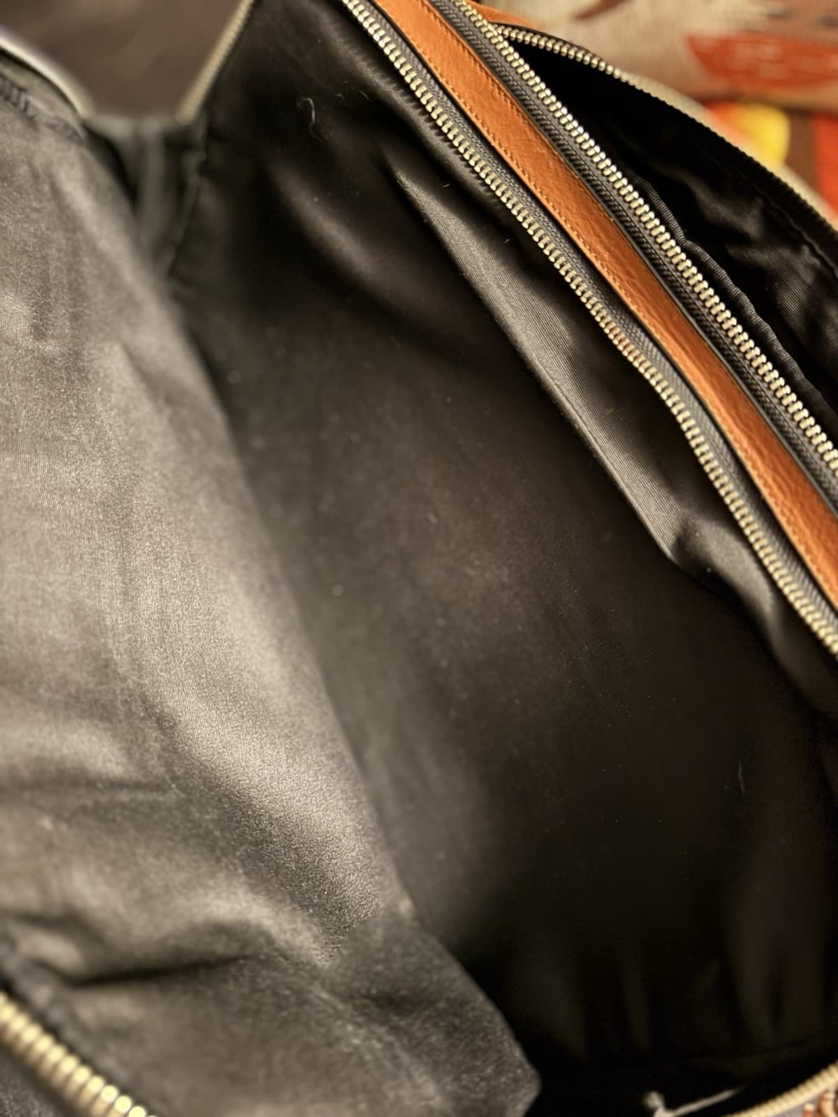 Coach Vintage Laptop Bag With Shoulder Strap In camel Leather Y2K Vibes F71701 thumbnail 12