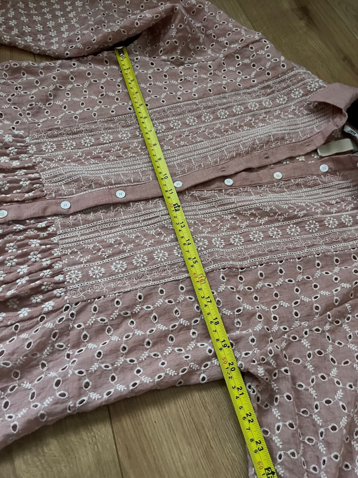 Zara Women's Floral Embroidered Maxi Dress  size large Boho Hippie Summer thumbnail 9