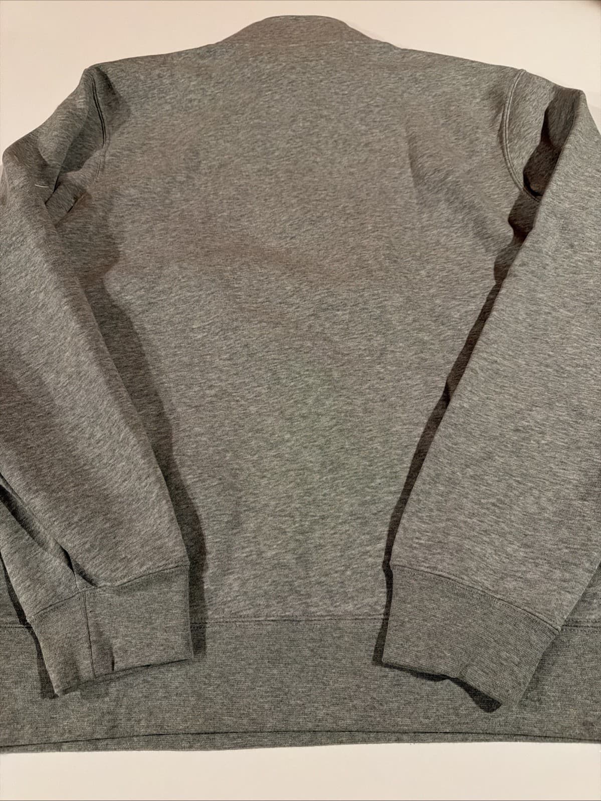 Nike WNBA Chicago Sky Club Men's Half-Zip Top Sz L II0554 Grey NWT Cotton Blend thumbnail 6