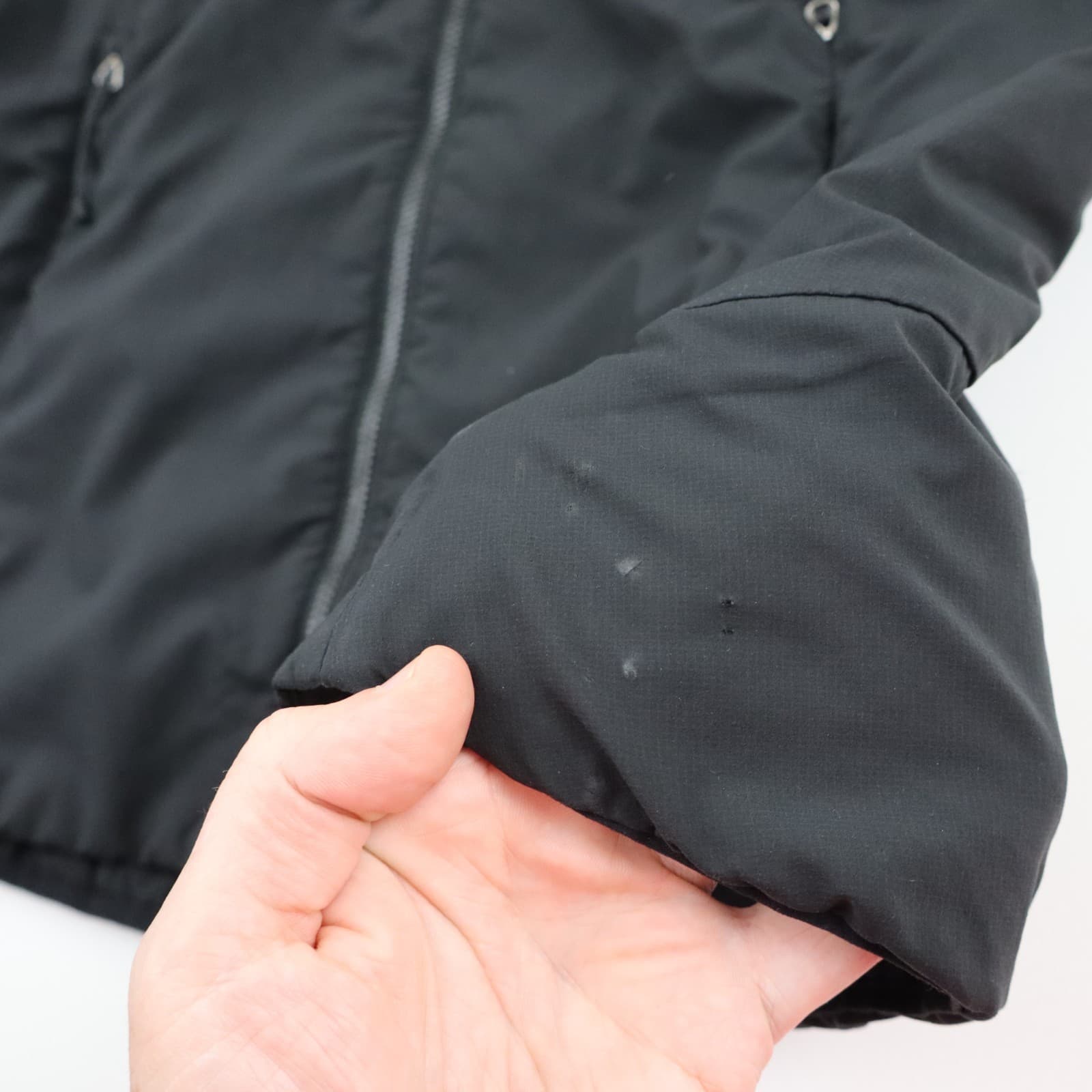 Patagonia Nano-Air Hoody Jacket Womens Small Black Insulated Stretch Puffer Coat thumbnail 6