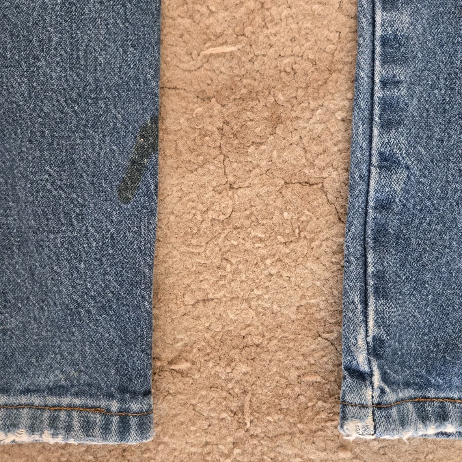 Wrangler Mens Cowboy Cut Original Fit 13MWZPW Distressed Denim Jeans Size 36x38 thumbnail 17