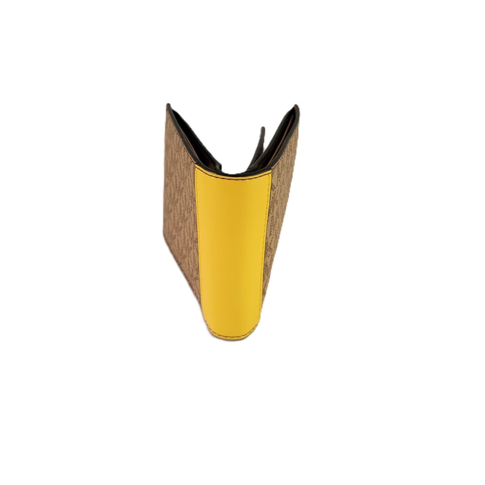 Michael Kors Cooper Billfold Passcase Wallet Bifold Daisy Yellow MK Logo thumbnail 2