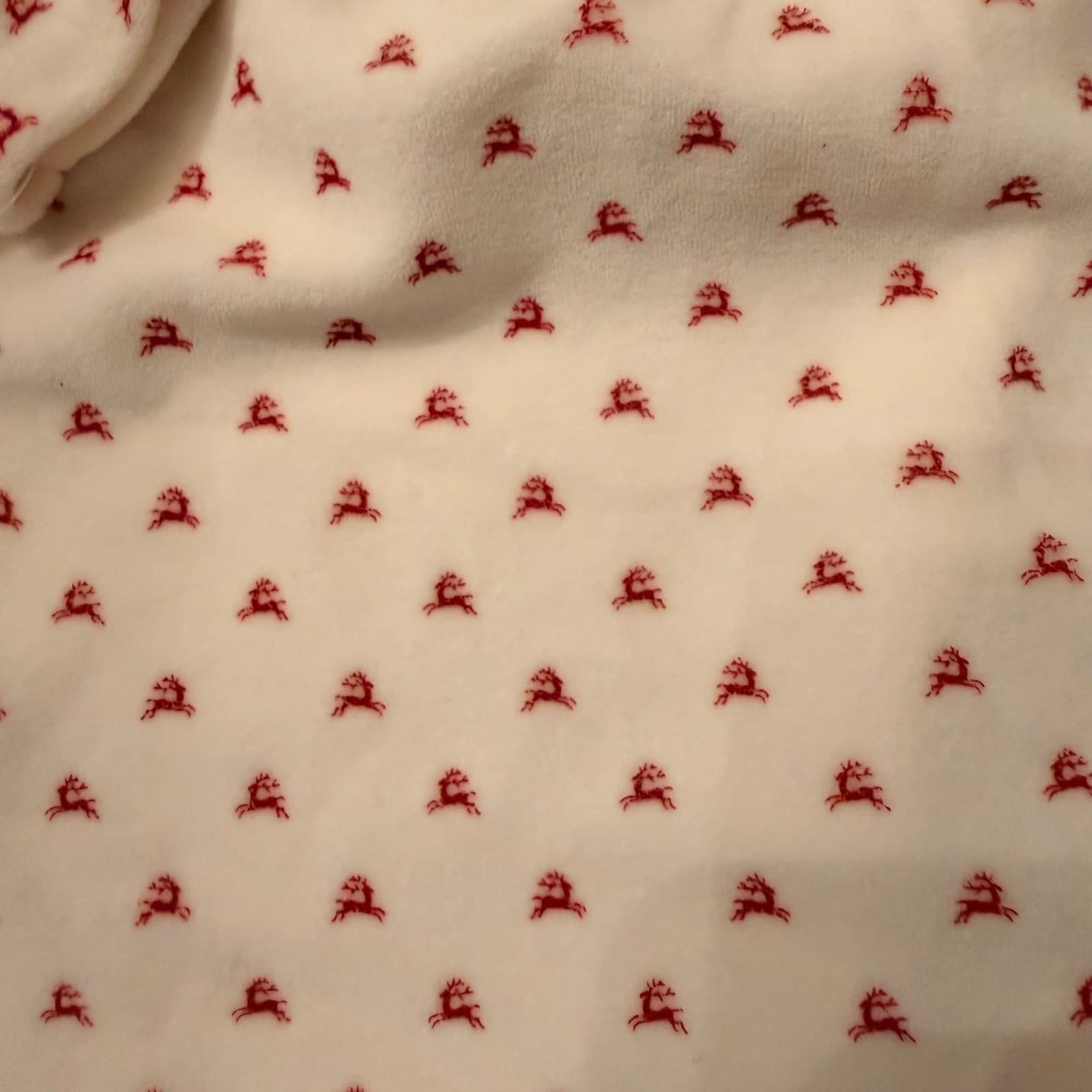 Ralph Lauren Baby Girls Ivory Red Reindeer Velour Dress Bloomer Set 9M Holiday thumbnail 7