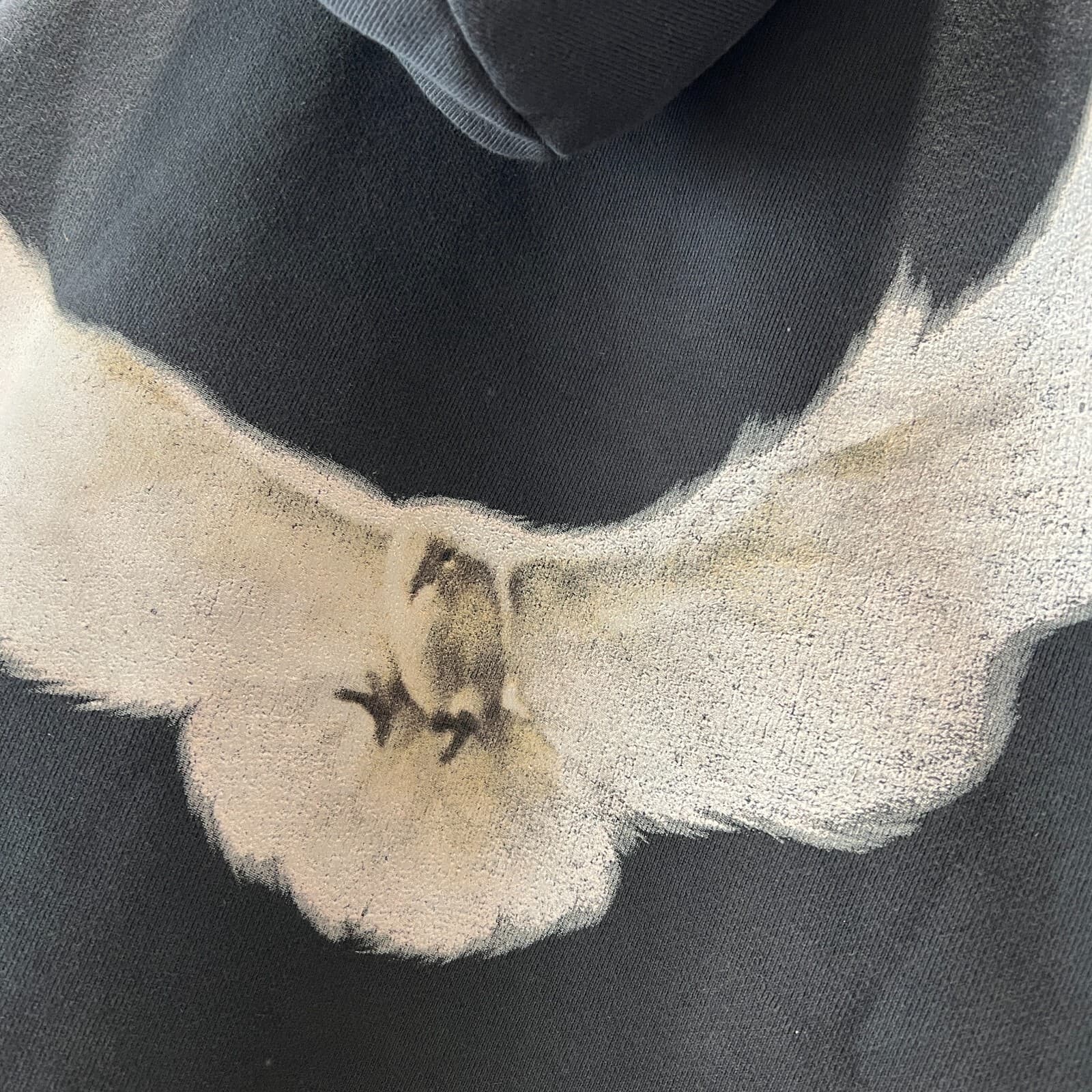 Yeezy Gap Engineered By Balenciaga Dove Hoodie Washed Black 472996-00 SIZE M thumbnail 5