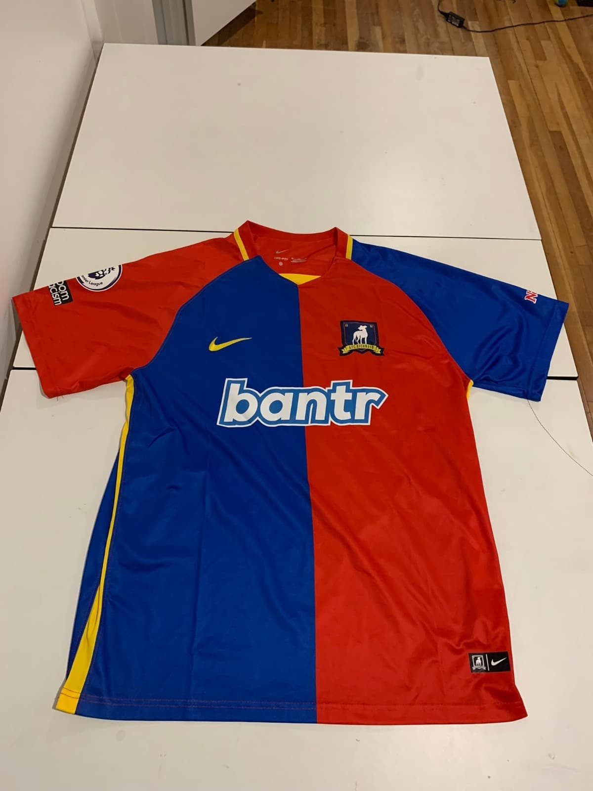 Nike AFC Richmond Ted Lasso Soccer Jersey 2XL Blue Red Futbol Retro Obisanya