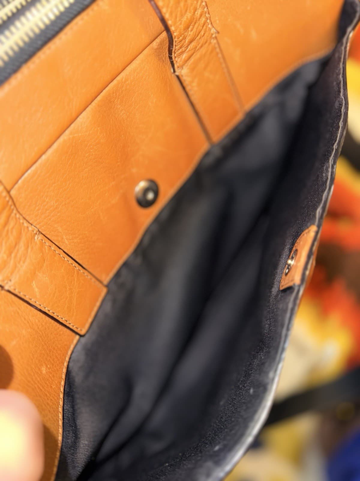 Coach Vintage Laptop Bag With Shoulder Strap In camel Leather Y2K Vibes F71701 thumbnail 9