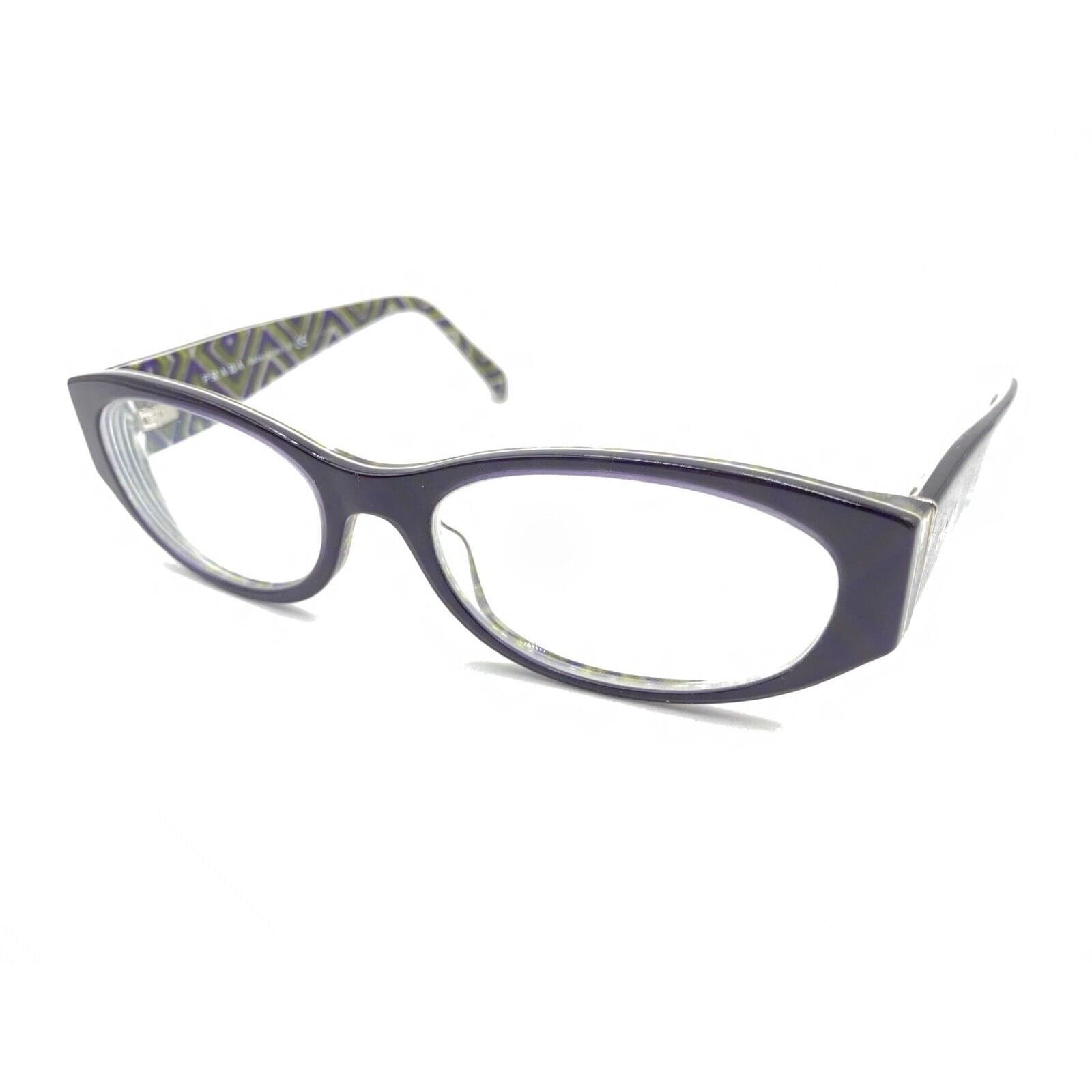 Prada VPR 03P MAT-1O1 Purple Oval Eyeglasses Frames 53-17 140 Italy Designer thumbnail 8