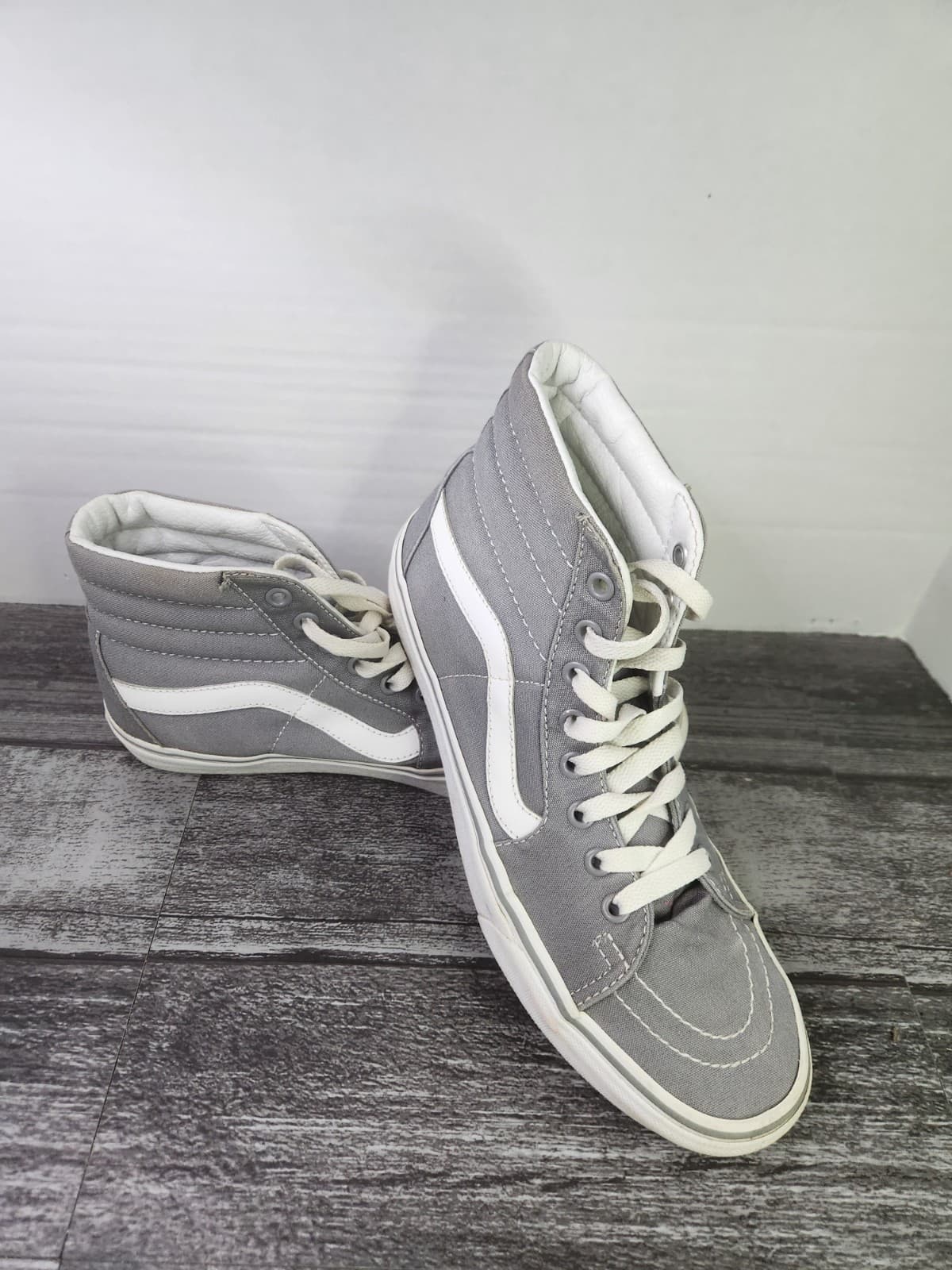 Vans Old Skool High Top Gray Mens Size 8