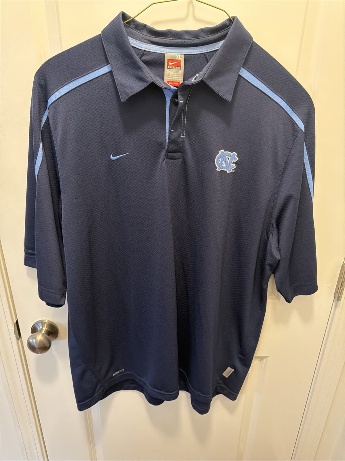 UNC Carolina XL Golf Nike Polo