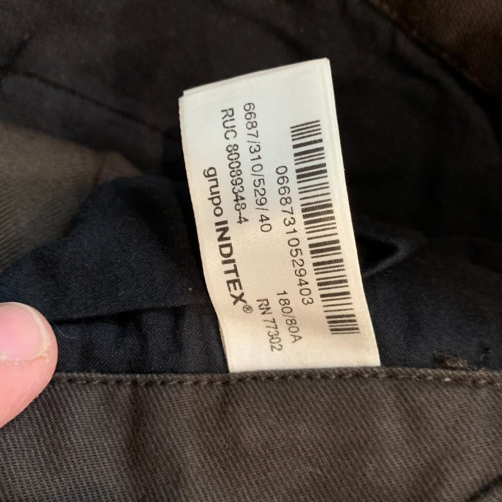 Zara SRPLS cargo Brown/Chocolate pants. Buttons, belts attached Size 31 No.4649 thumbnail 4