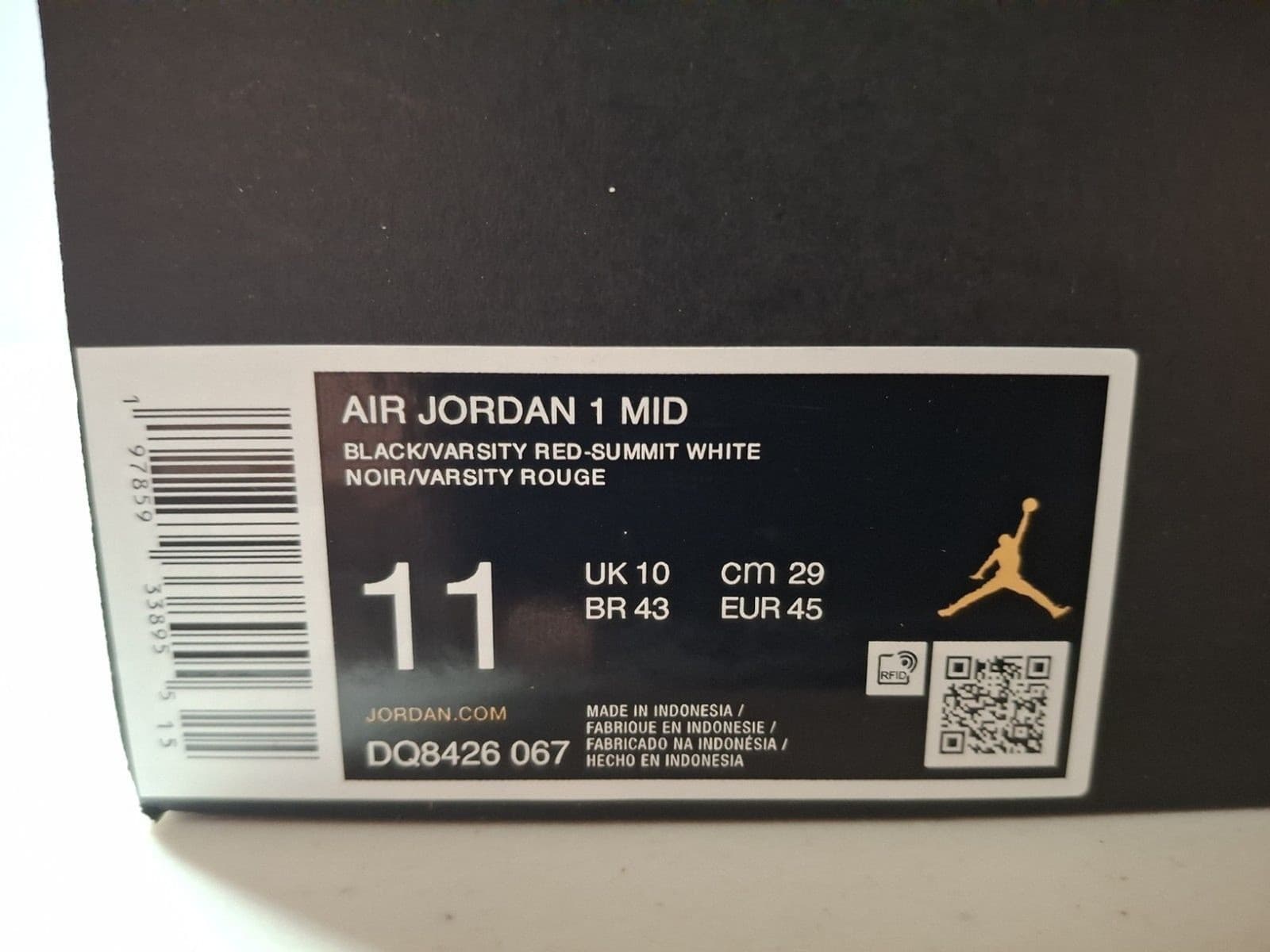 Air Jordan 1 Mid Bred Twist Size 11 New In Box thumbnail 6
