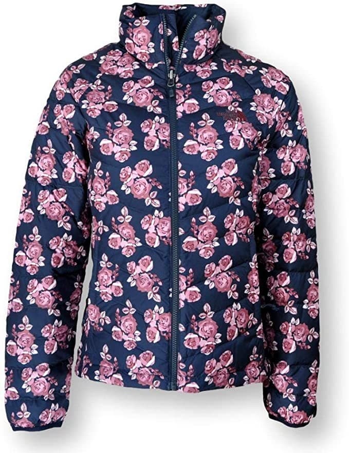 NWT The North Face Women's Flare Down Jacket, Urban Navy Floral Print, Small