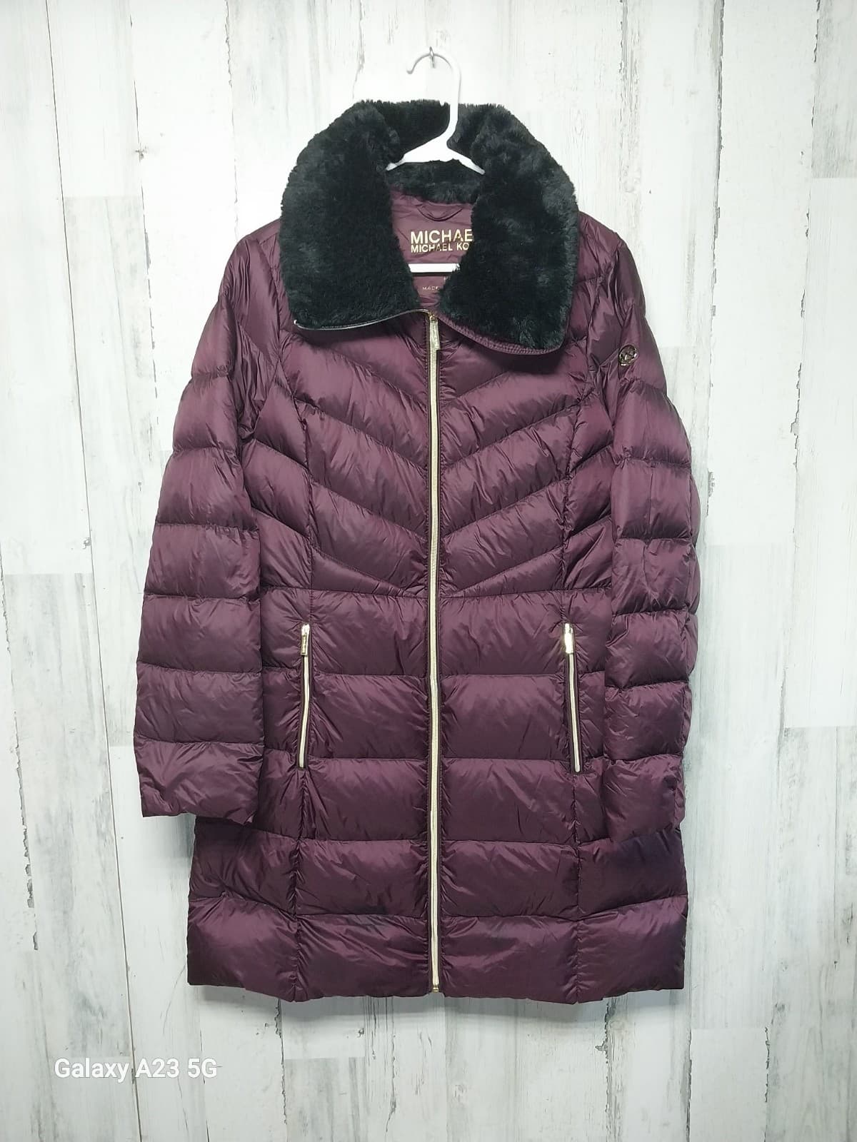 Women’s Michael Michael Kors Packable Down Fill Jacket In Size Medium