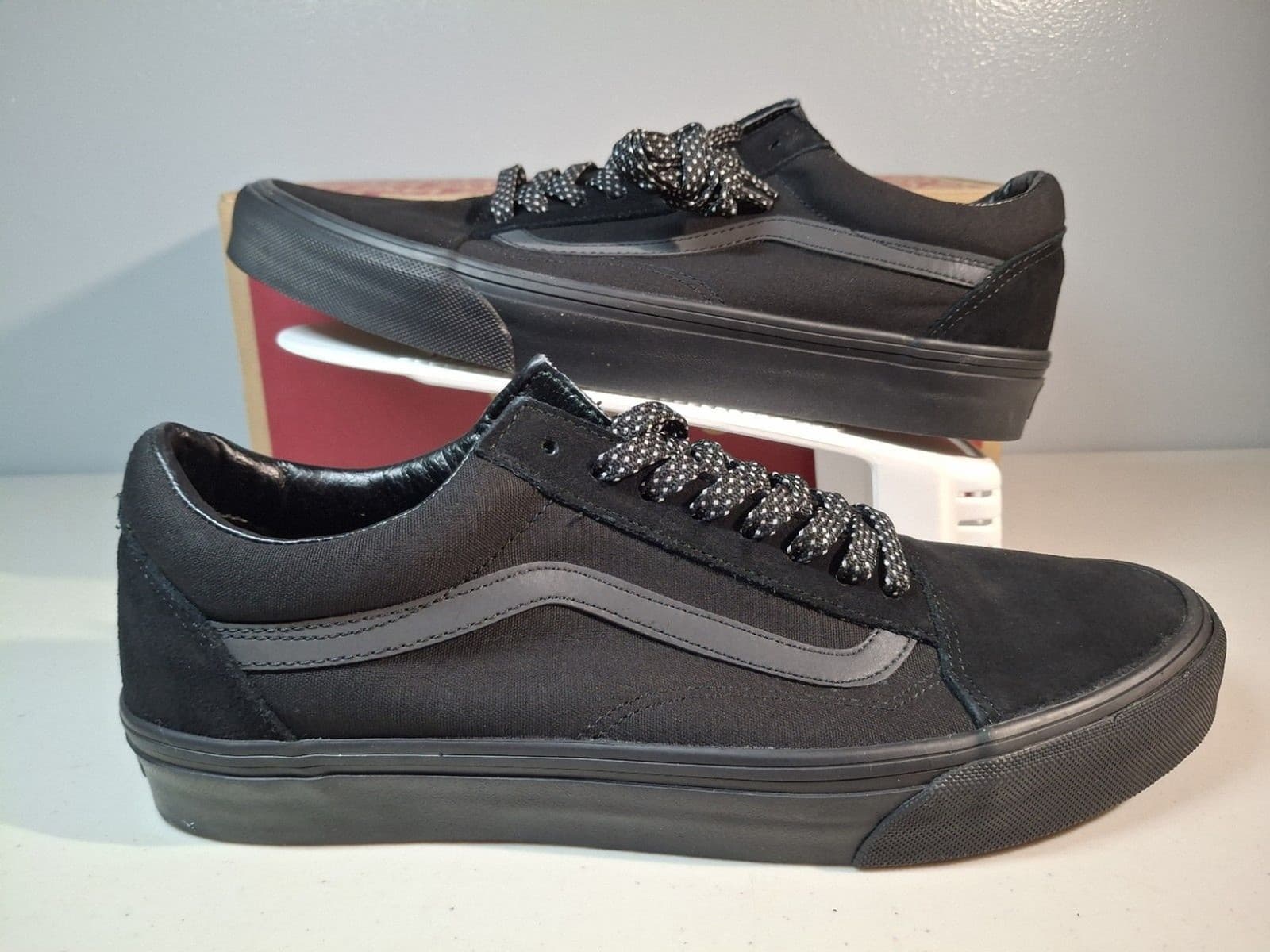 Vans Old Skool Reflective Pop Black Men’s Size 11