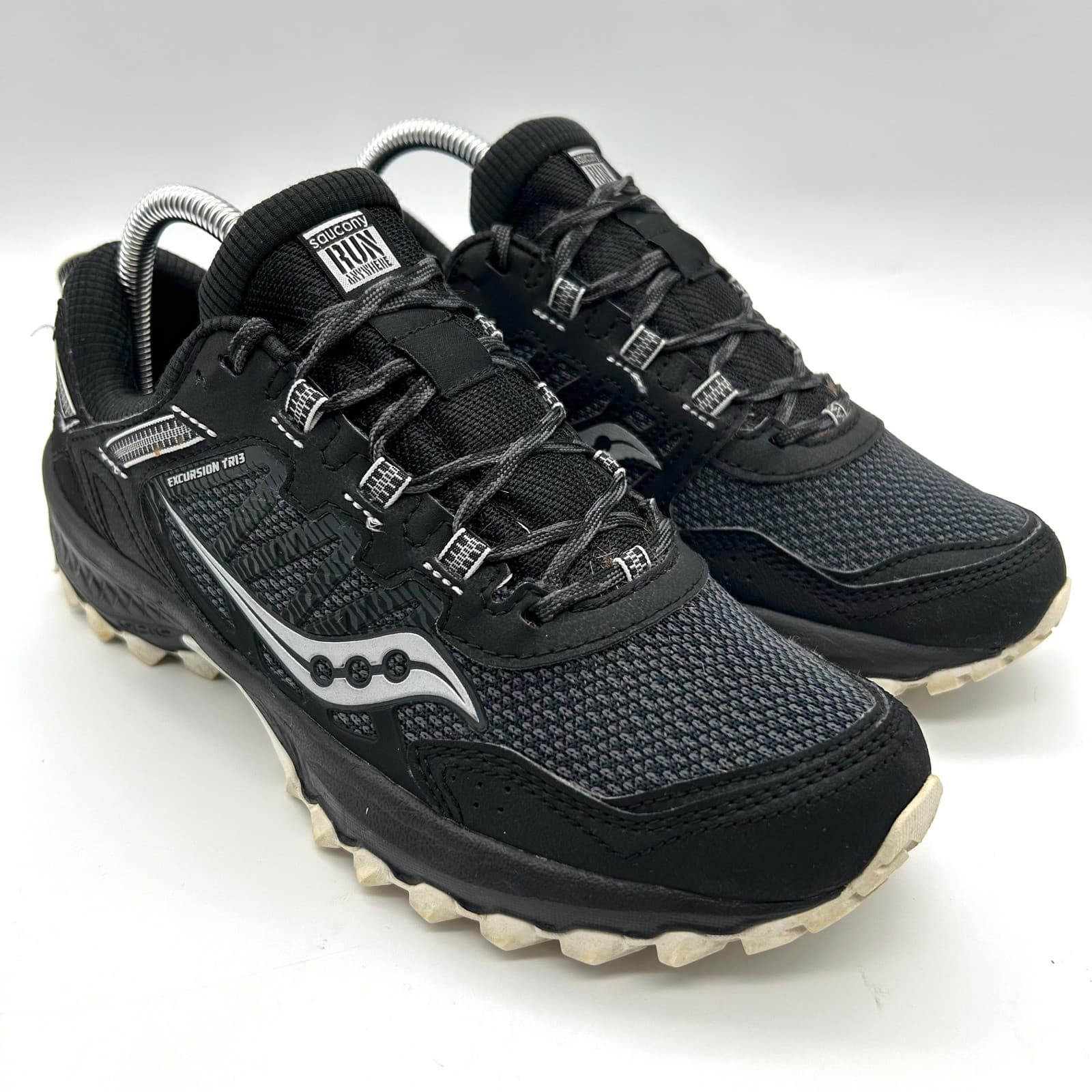 Saucony Excursion TR13 Trail Running Shoes Womens 9 Black Sneakers S10524-16 thumbnail 4
