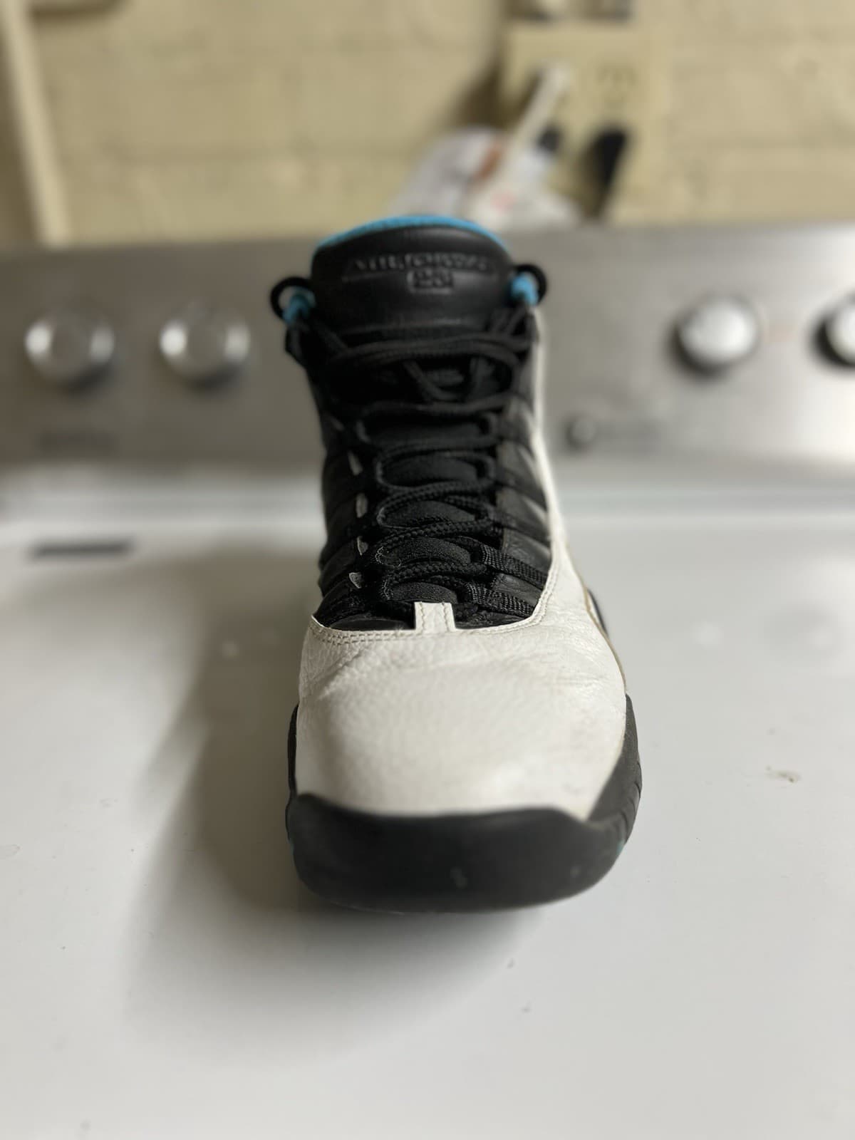 Jordan 10 Retro Powder Blue 2014 White Black Men’s With Original Box, Size 12 thumbnail 9