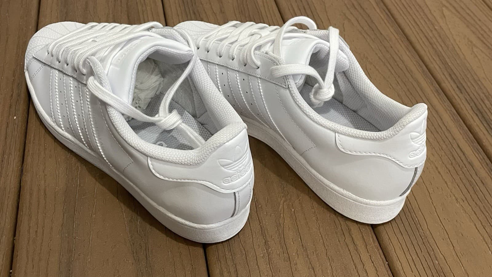 Adidas Superstar Triple White Sneakers Size US 9 UK 8 EU 42 (Mint) thumbnail 7