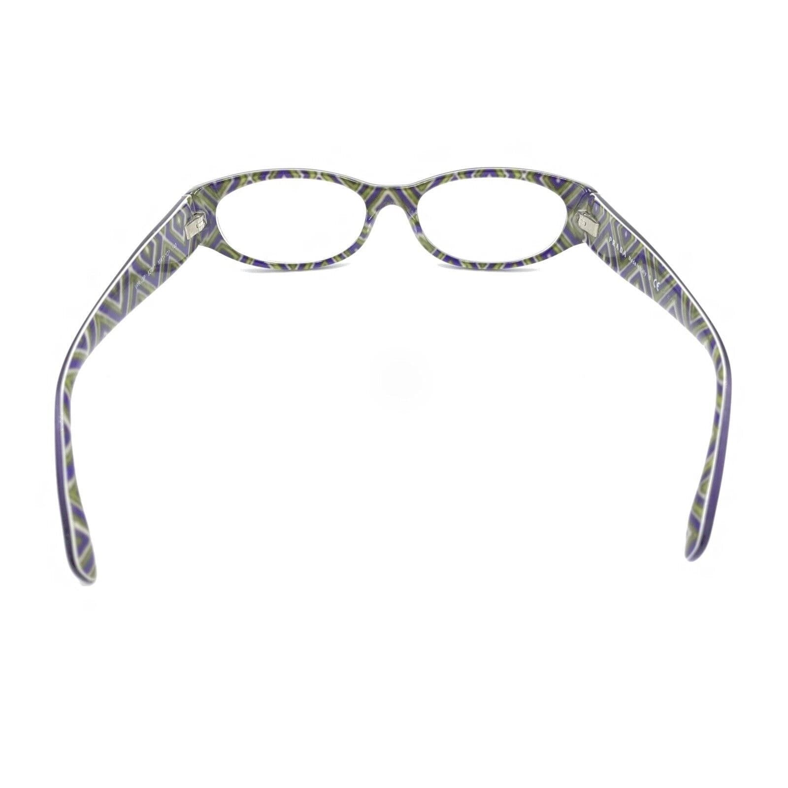Prada VPR 03P MAT-1O1 Purple Oval Eyeglasses Frames 53-17 140 Italy Designer thumbnail 5
