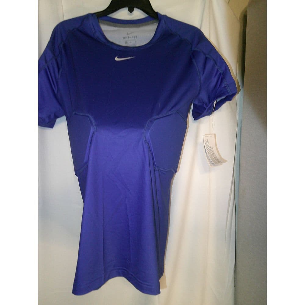 Nike Dri-FIT Blue Athletic Shirt Performance Top Short Sleeve Large NWT