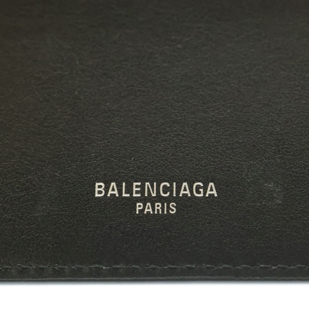 Balenciaga Pass Lo Wa 2 TIC Passport Bifold Wallet Long Card Case Leather Used 2 thumbnail 6