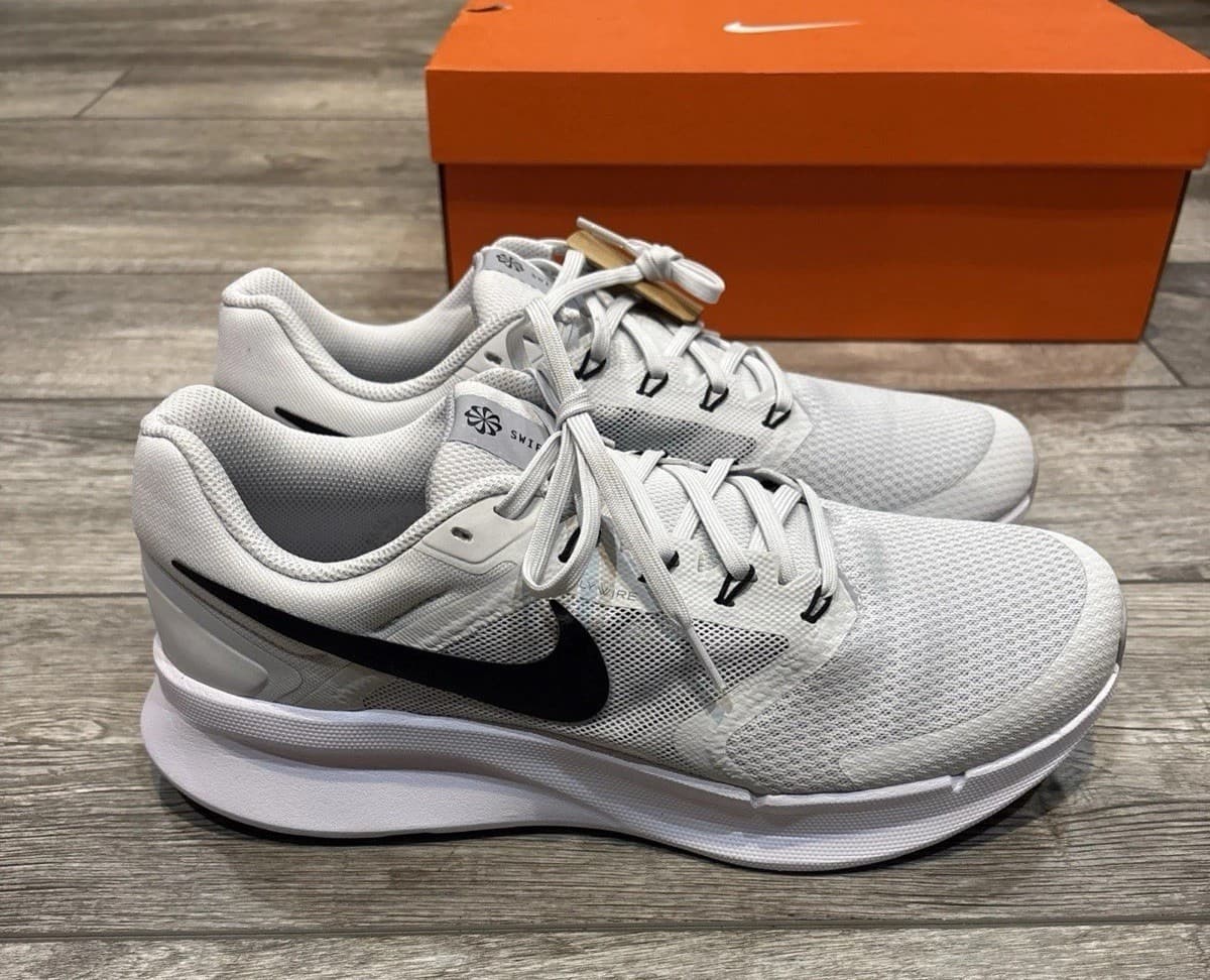 Nike Run Swift 3 Wide Running Shoes Photon Dust White Men's Choose Size thumbnail 2
