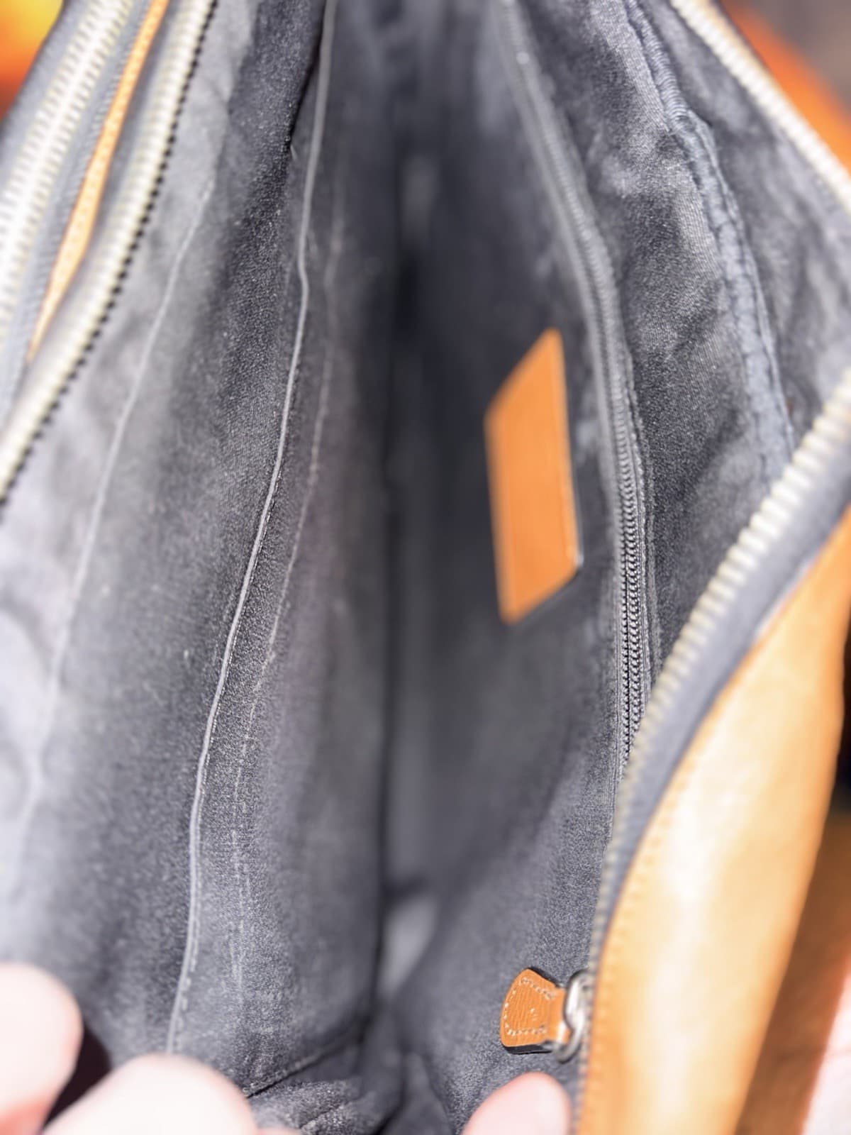 Coach Vintage Laptop Bag With Shoulder Strap In camel Leather Y2K Vibes F71701 thumbnail 10