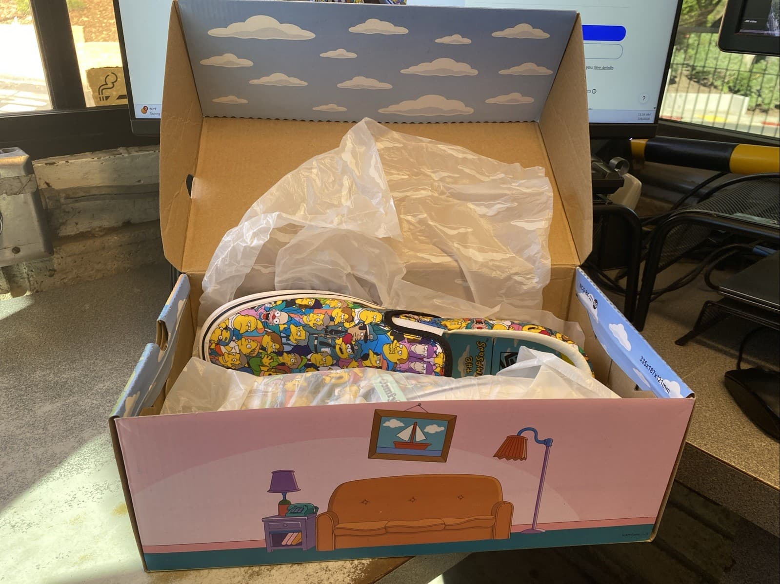 Vans X The Simpsons Springfield Confy Cush Sneakers Mens Size US 11 thumbnail 4