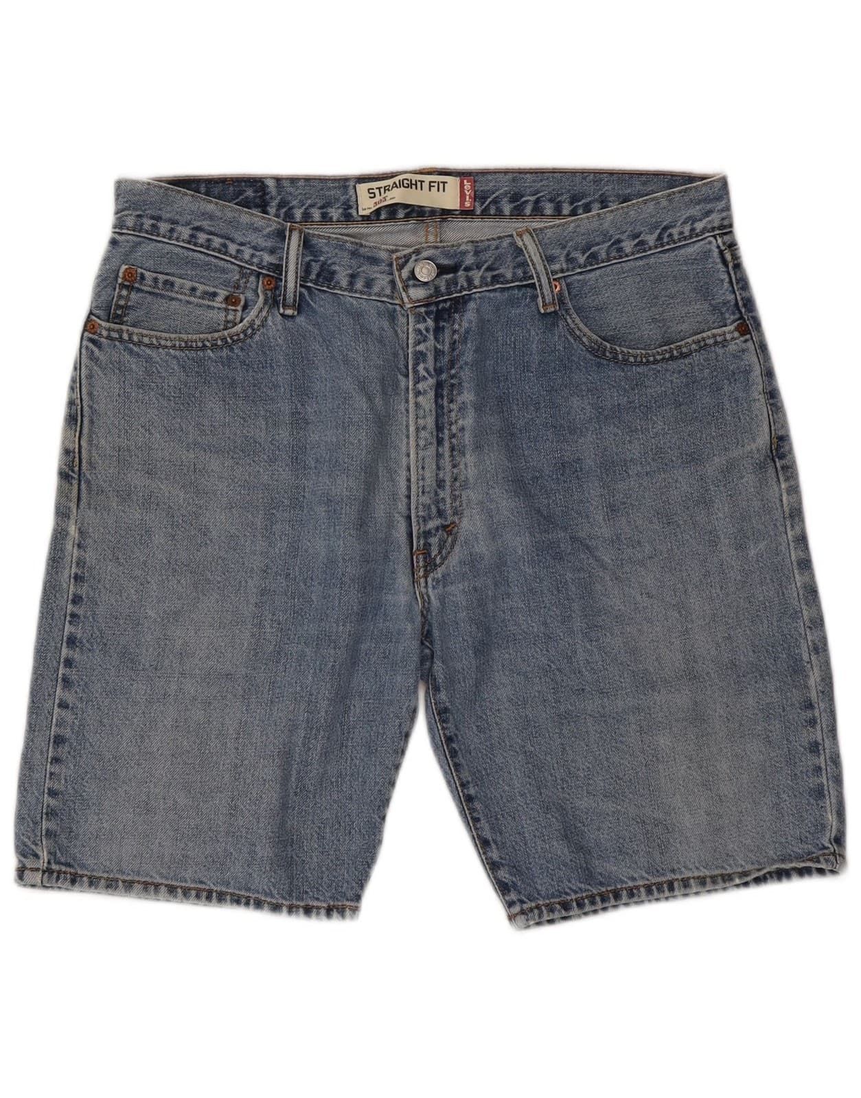 LEVI'S Mens 505 Denim Shorts W36 Large Blue Cotton BZ18