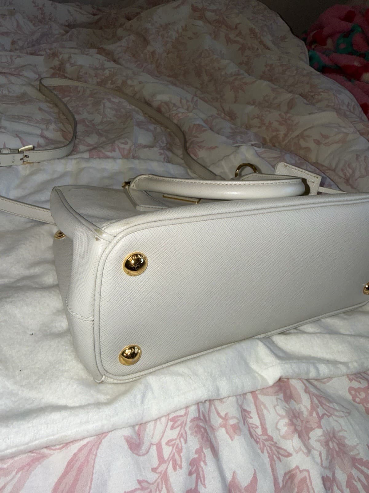 Prada Galleria bag in Saffiano with gold hardware thumbnail 5