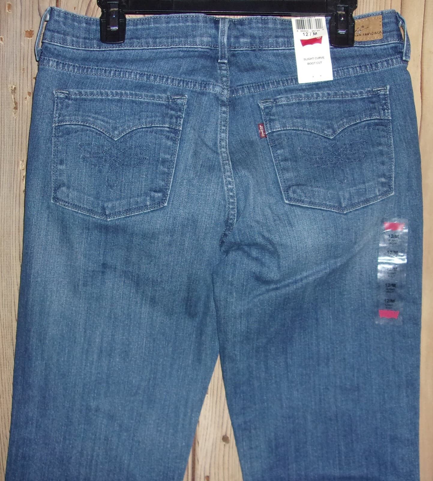 LEVI'S San Francisco Slight Curve Classic Bootcut Jeans Size: 12 M (31) NWT $58 thumbnail 4