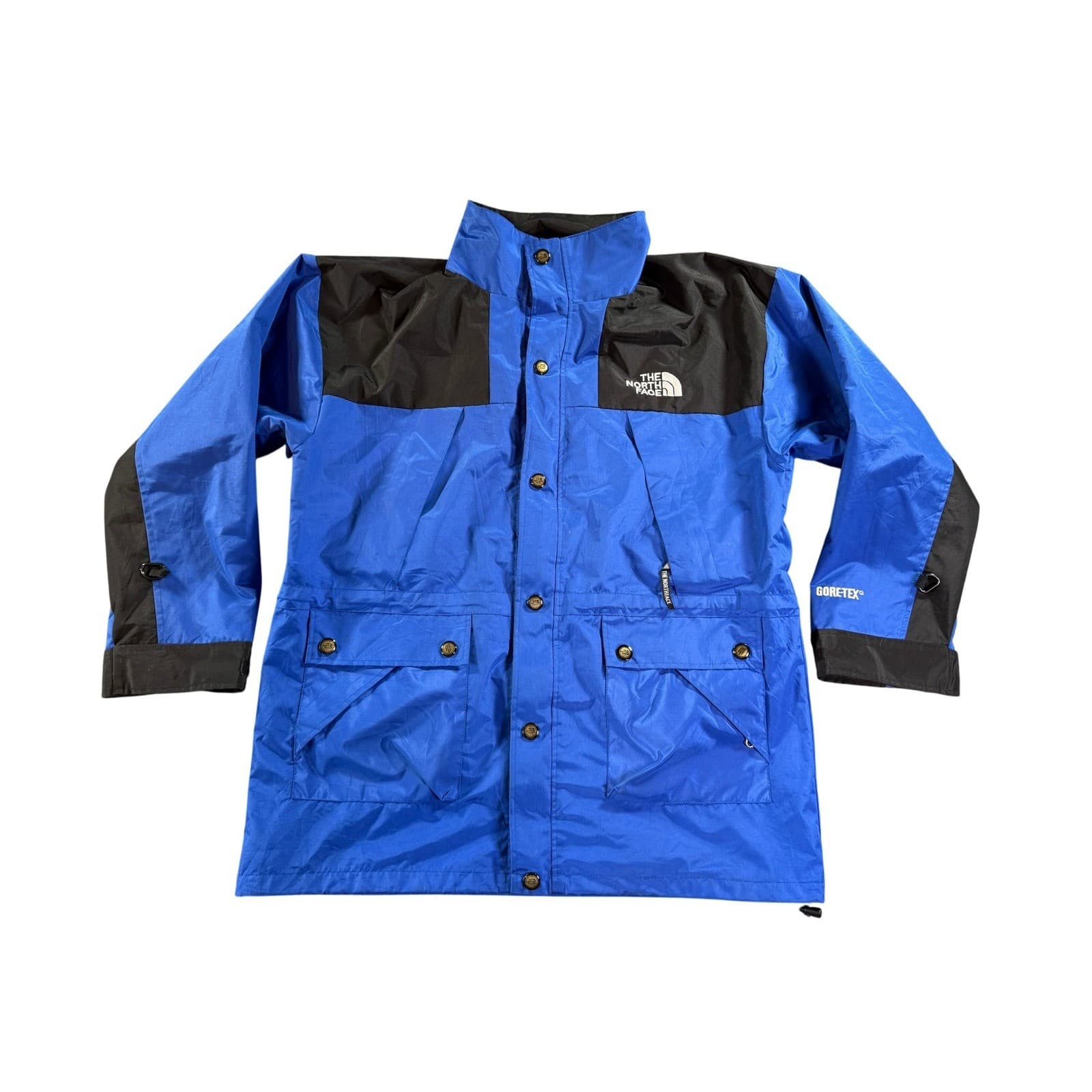 Vintage The North Face Mountain Light Gore-Tex Jacket Mens XL Blue Black Logo